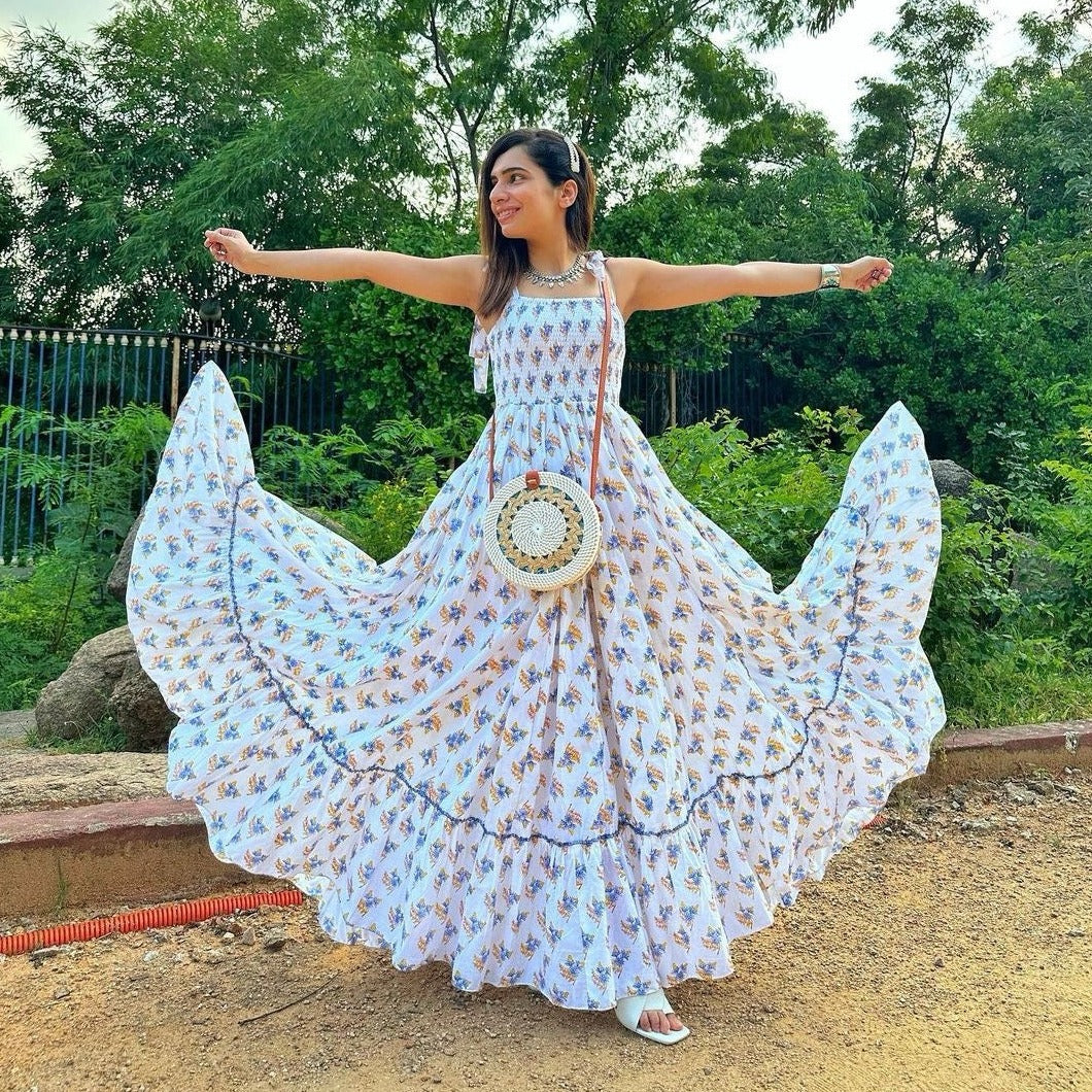 Bunaai Bunch of Happiness Cotton Dress