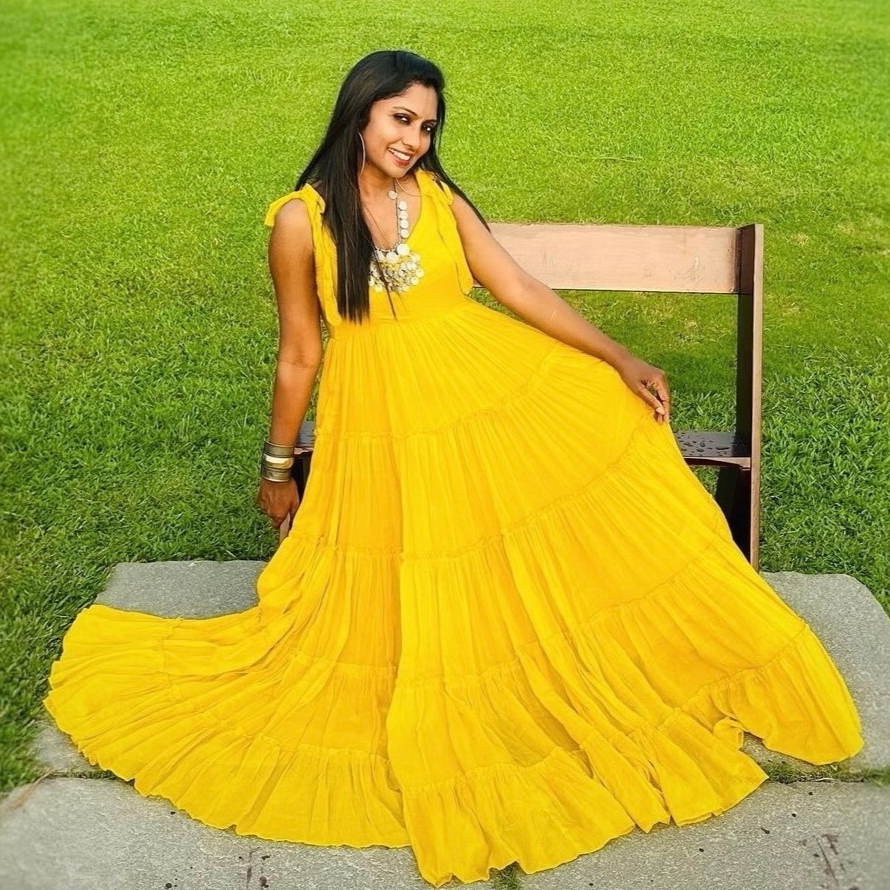 Bunaai Rylee Cotton Maxi Dress