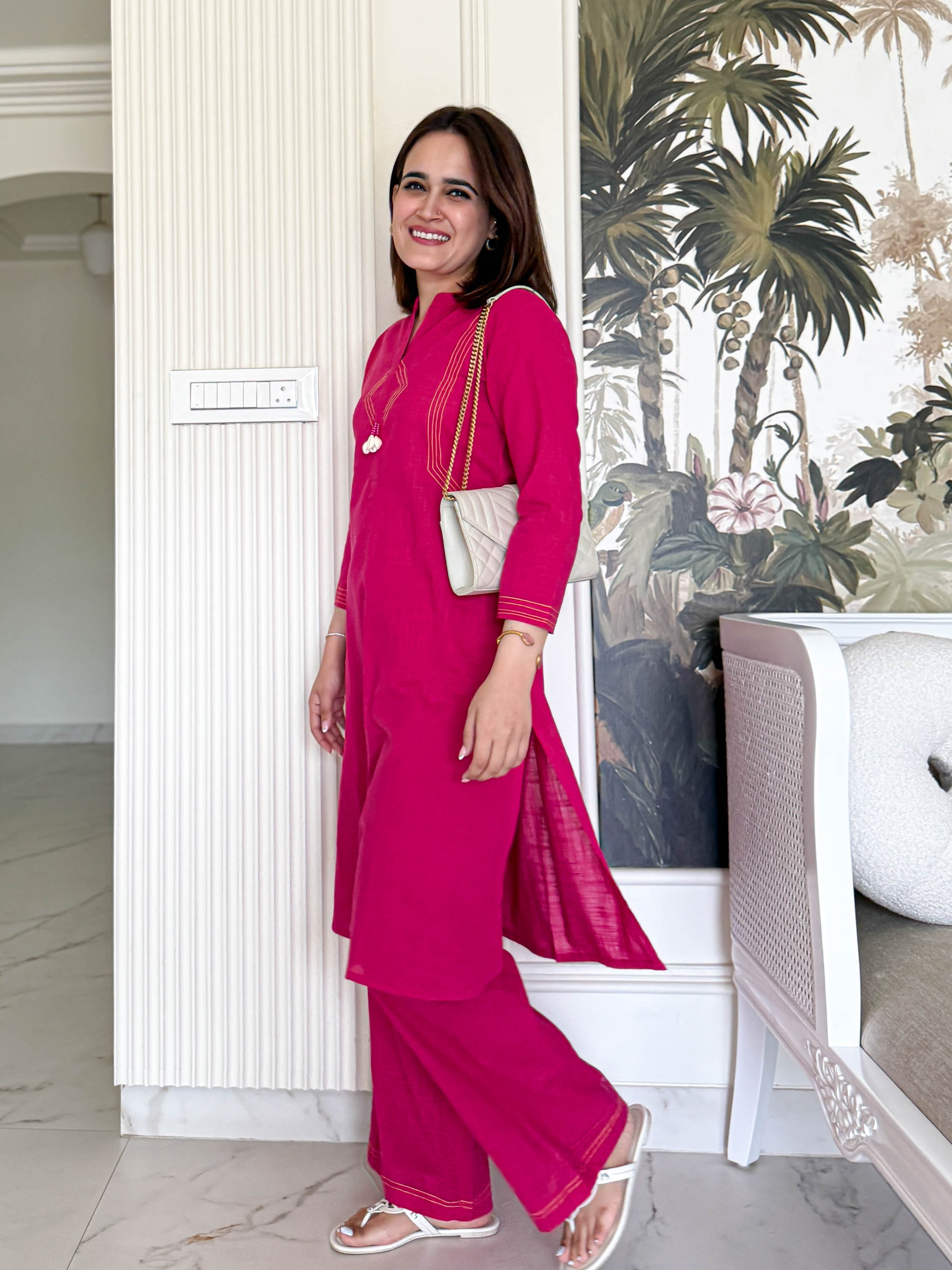 Bunaai Blush Beat co-ord Set