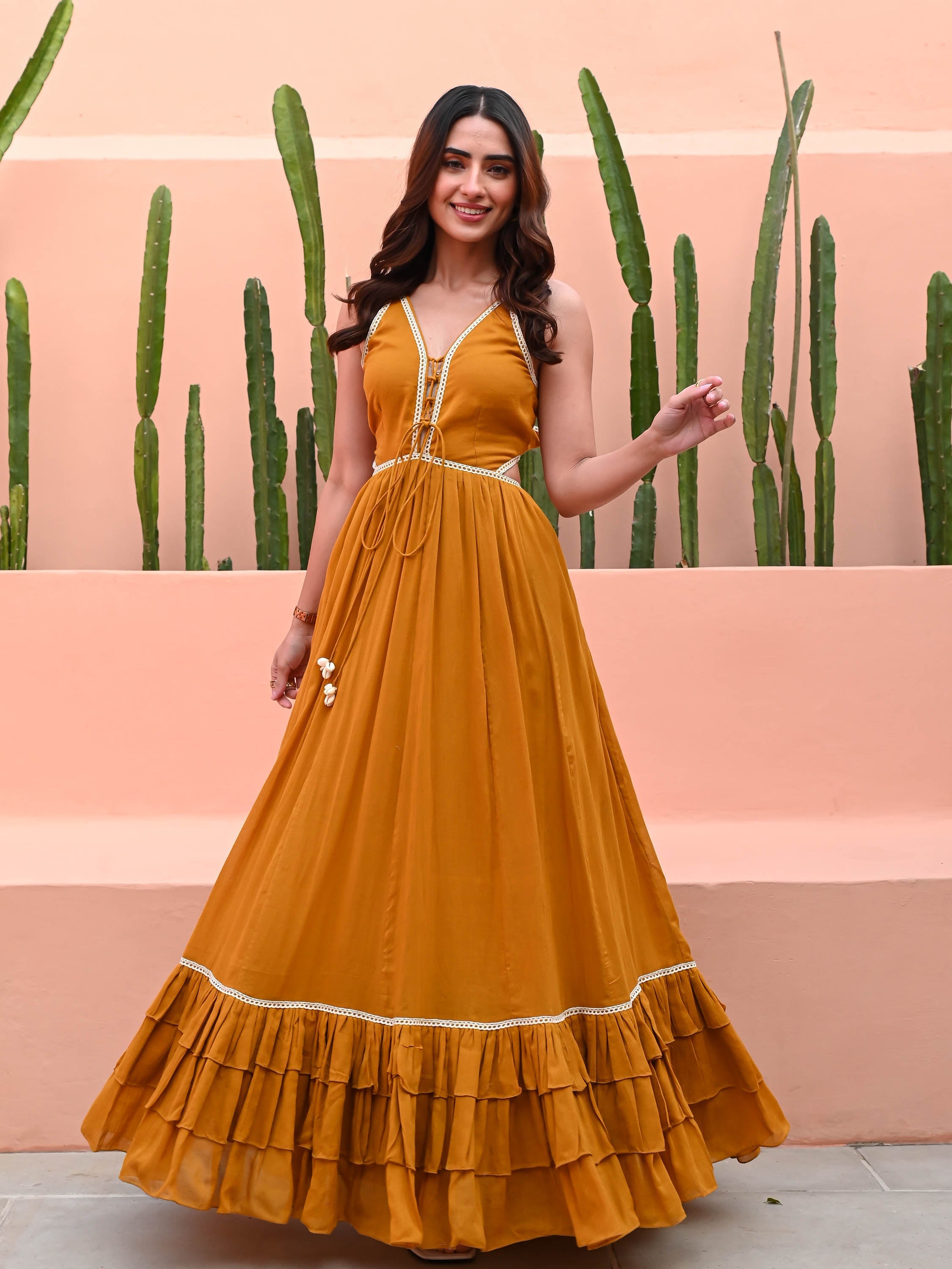 Marigold Cotton Dress