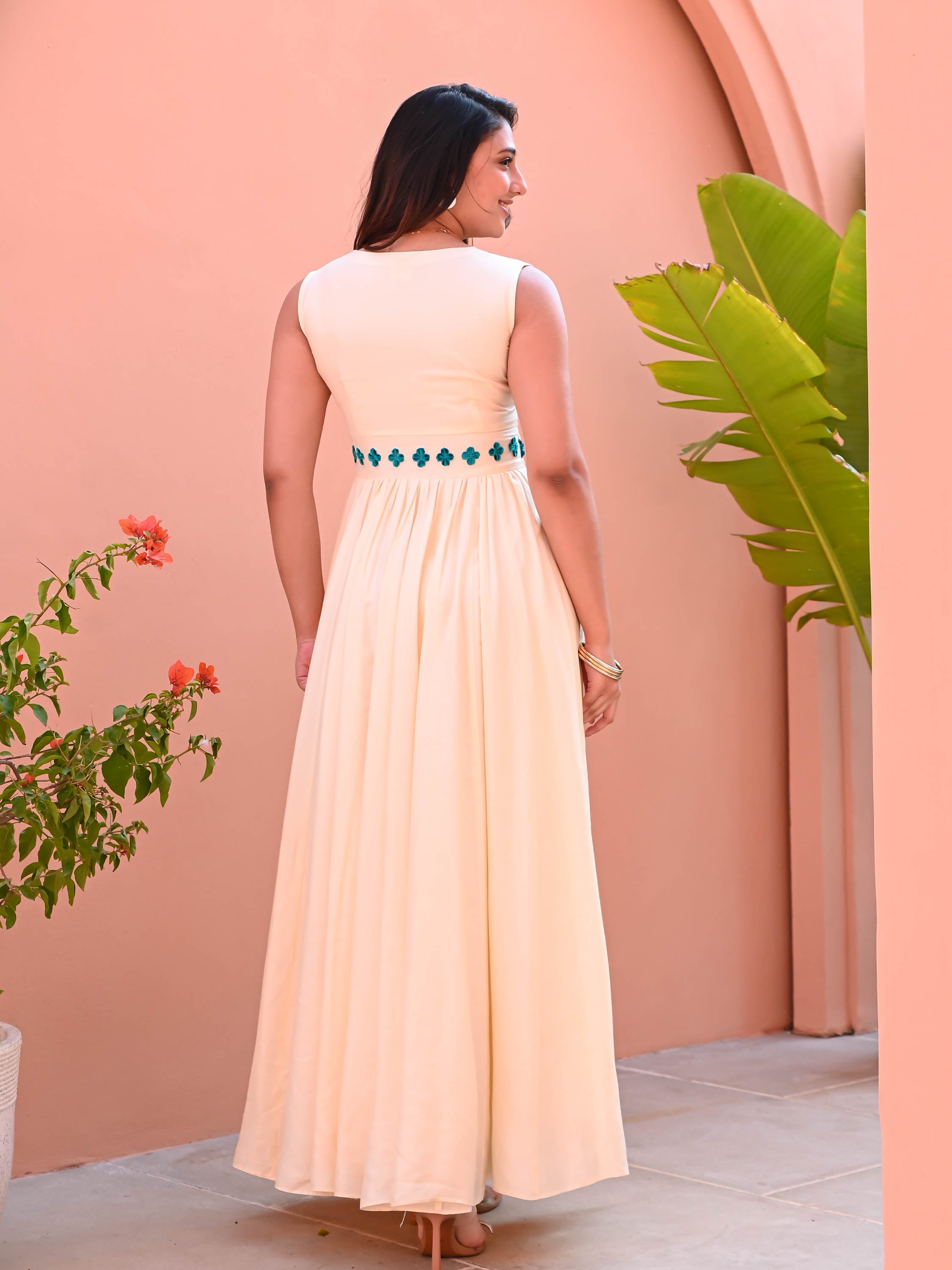 Biscotti Beige Cotton Dress