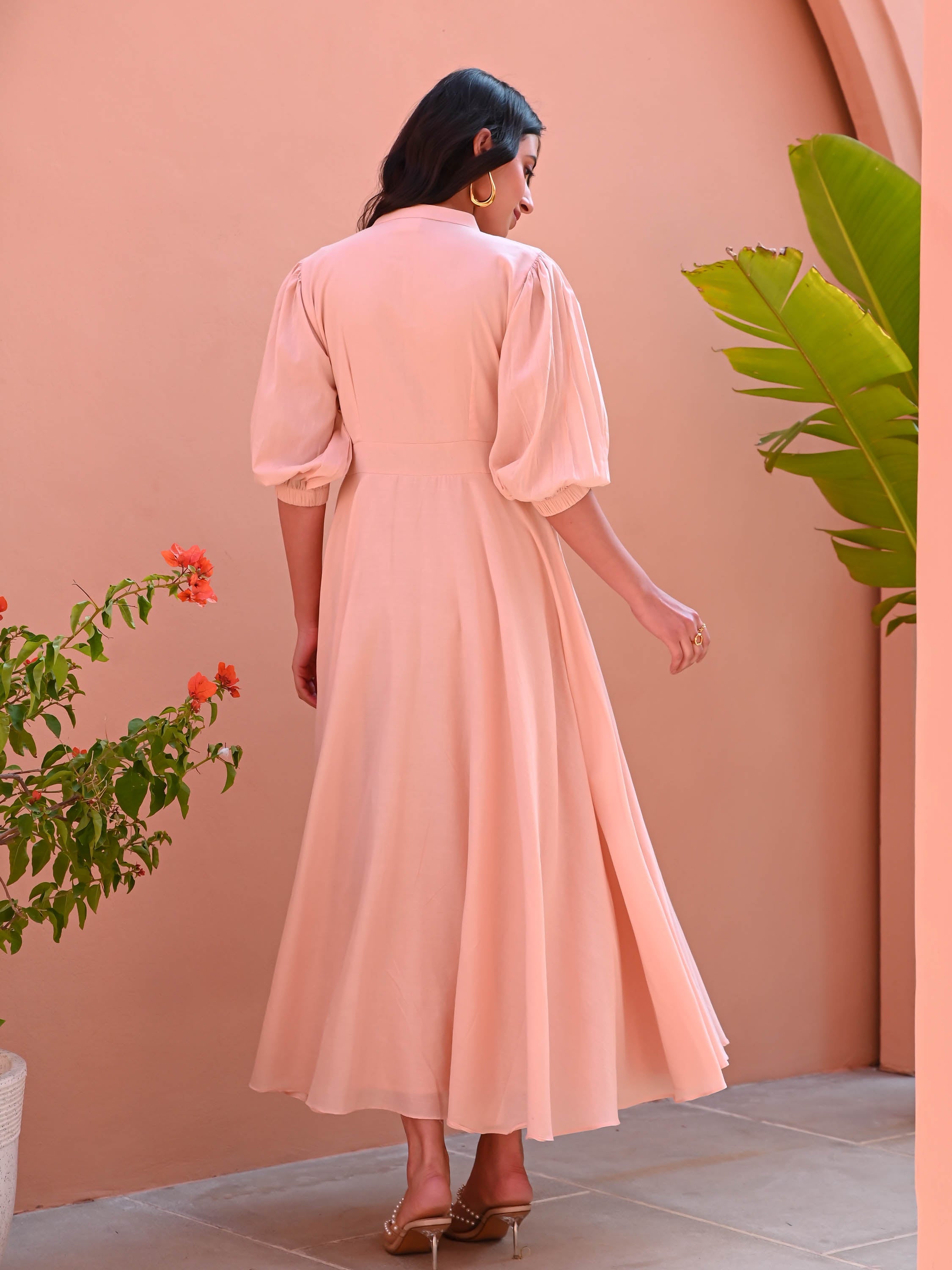 Pale Rose Cotton Dress