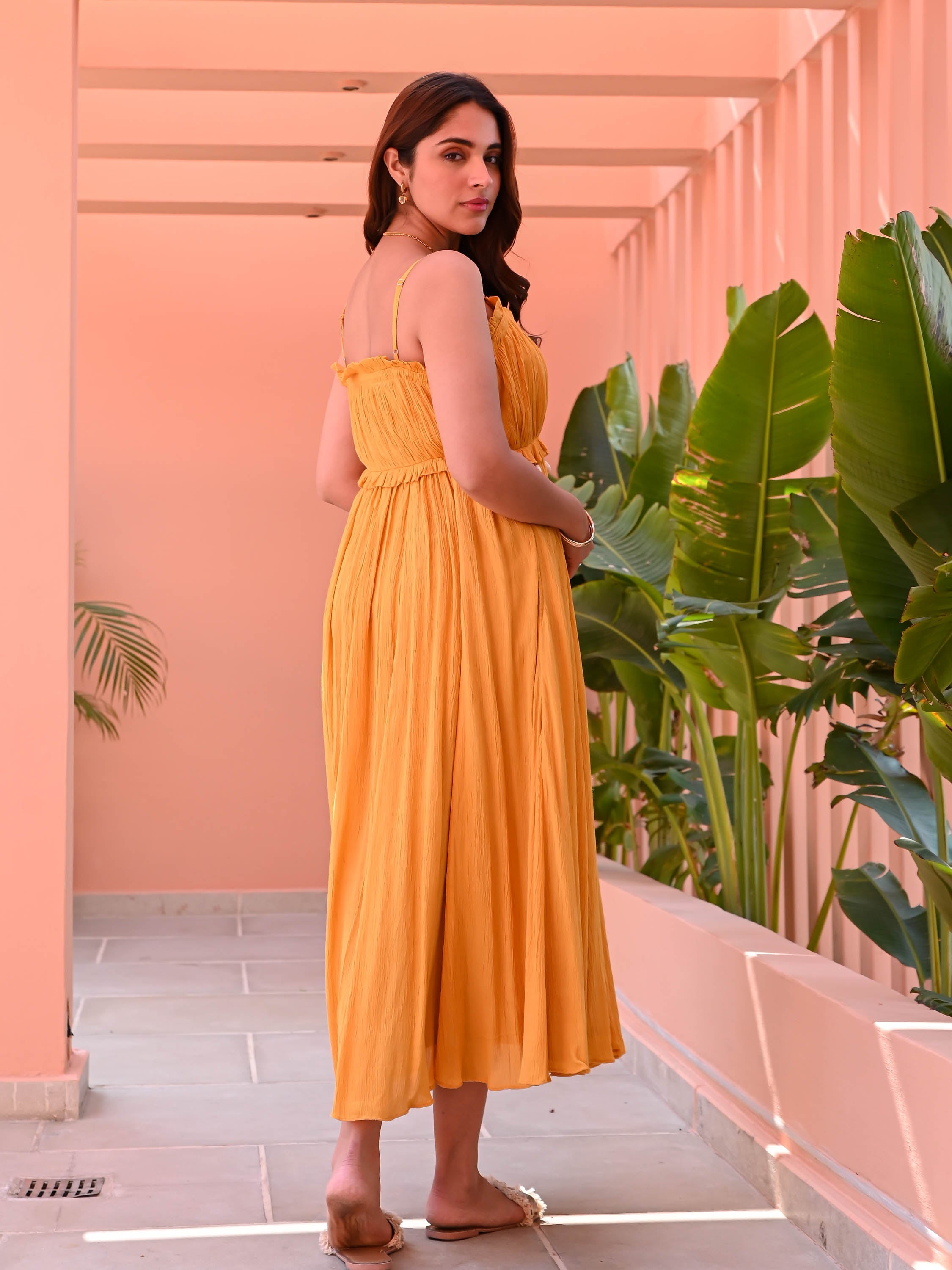 Daffodil Sleeveless Cotton Dress