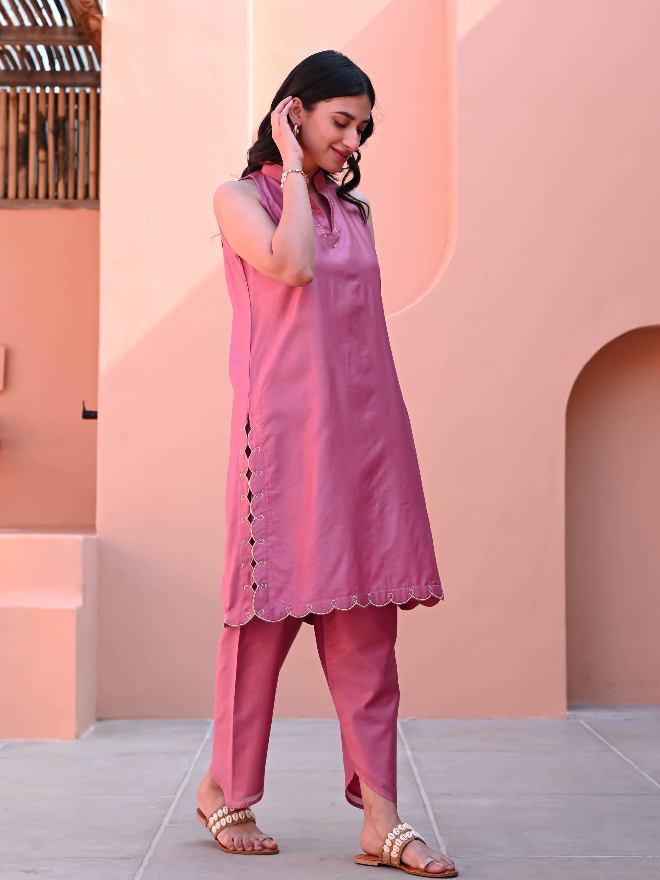 Ikkat Impressions Kurta Set