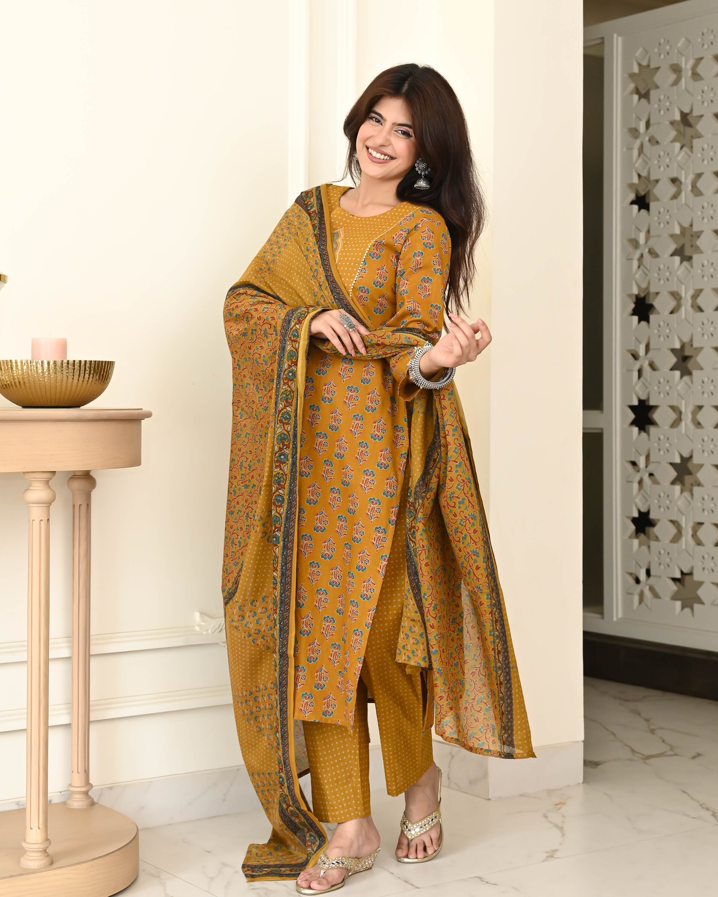 Tulip Cotton Suit Set