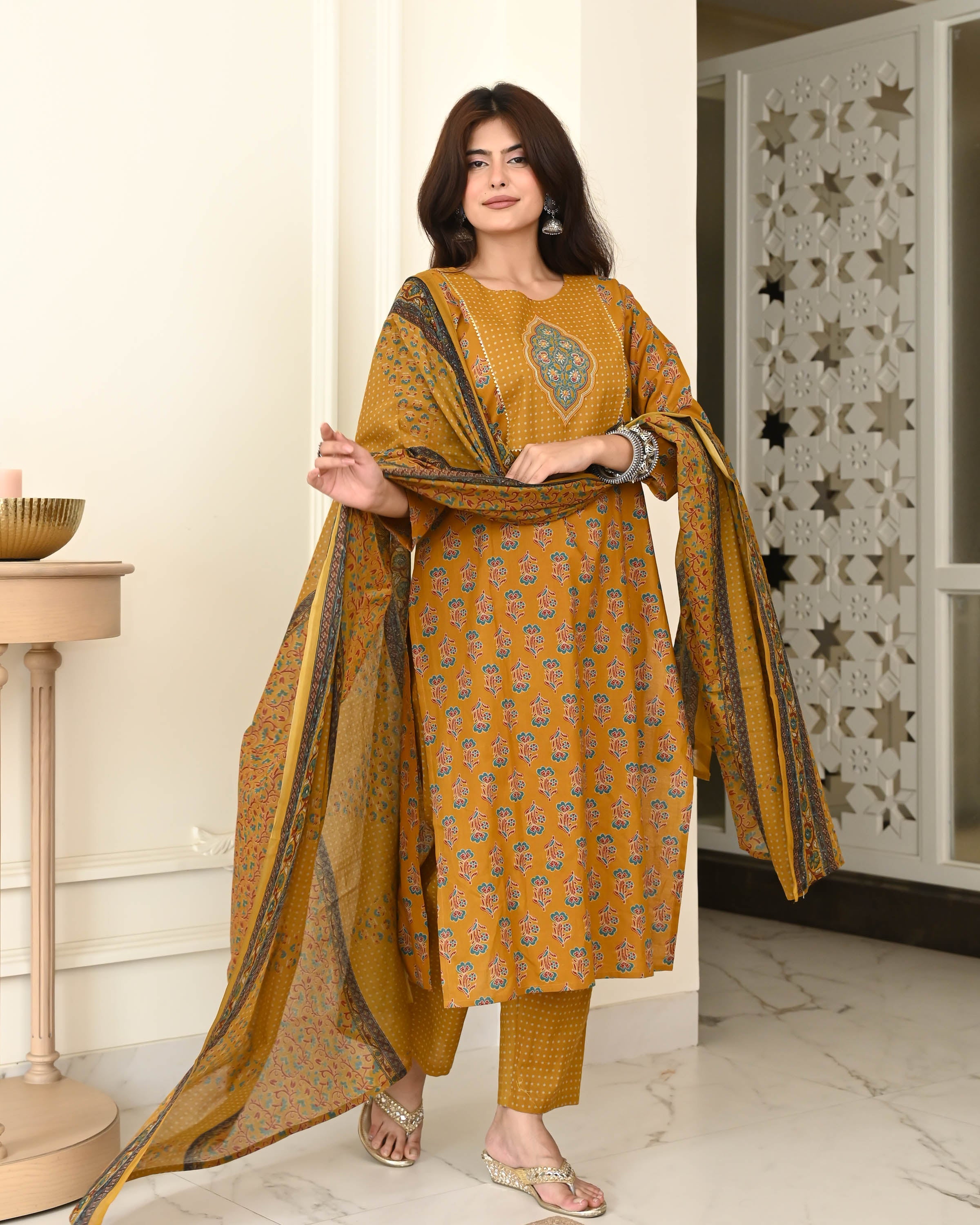 Tulip Cotton Suit Set