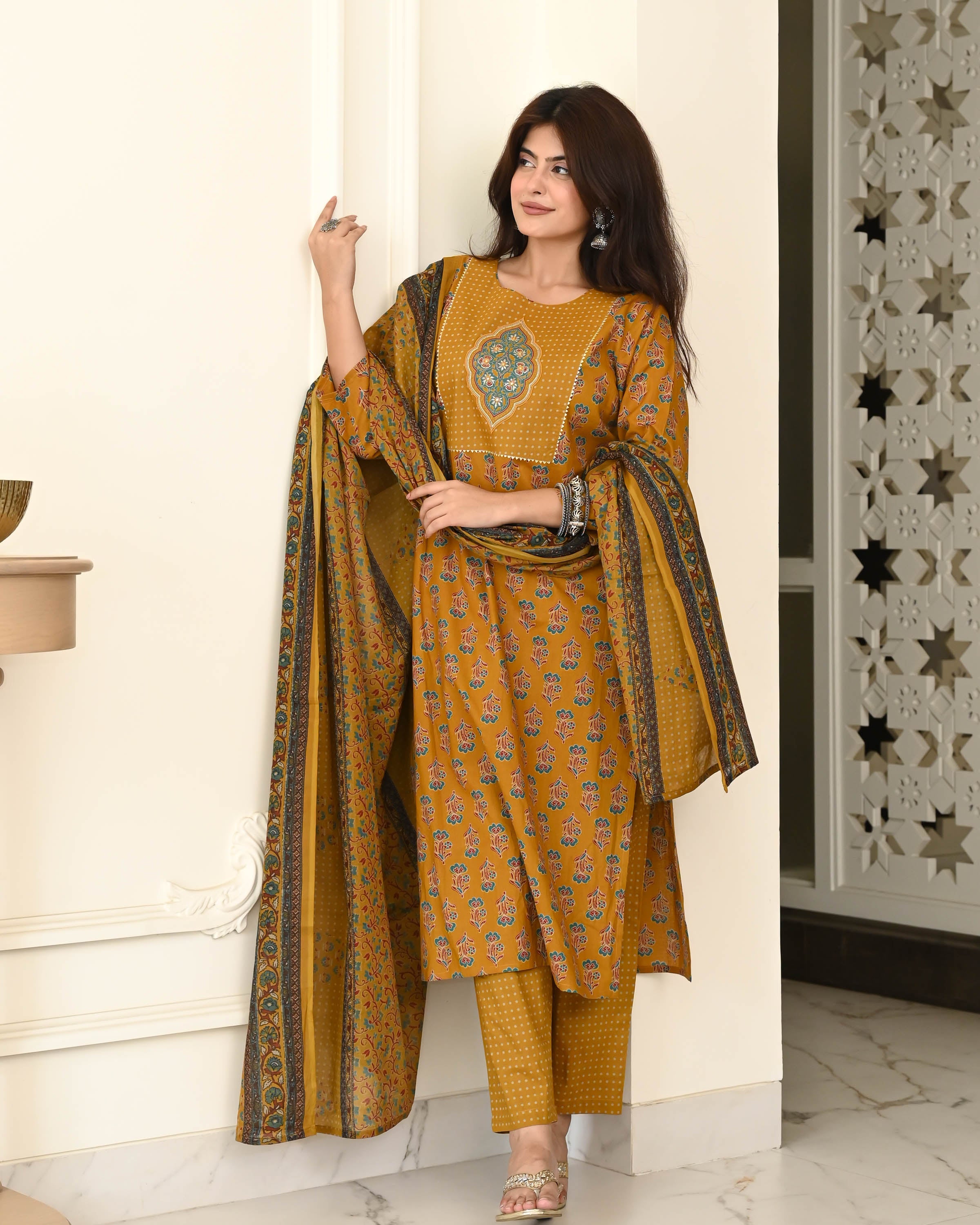 Tulip Cotton Suit Set