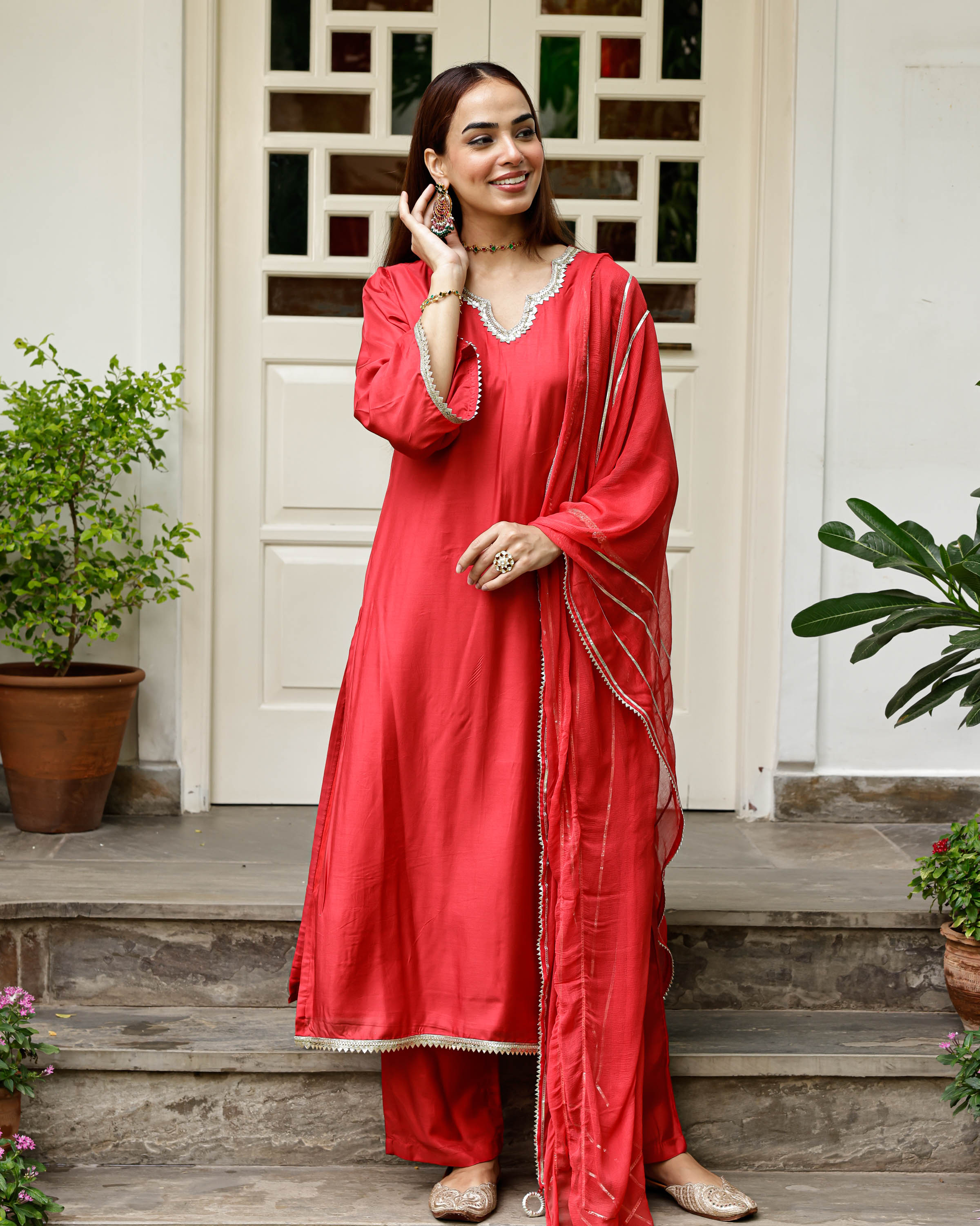 Chameli Embroidered Suit Set