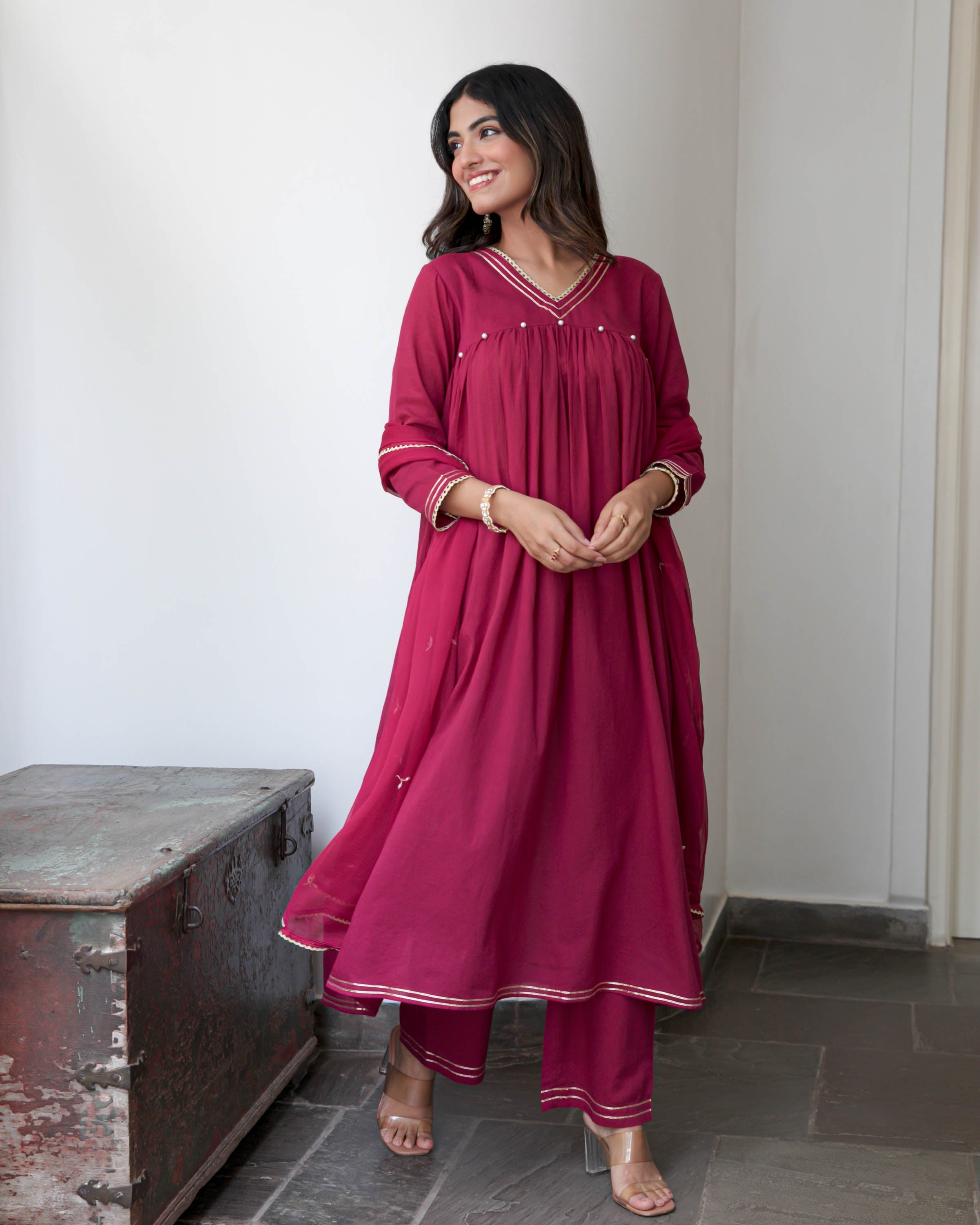 Aarohi Cotton Suit Set