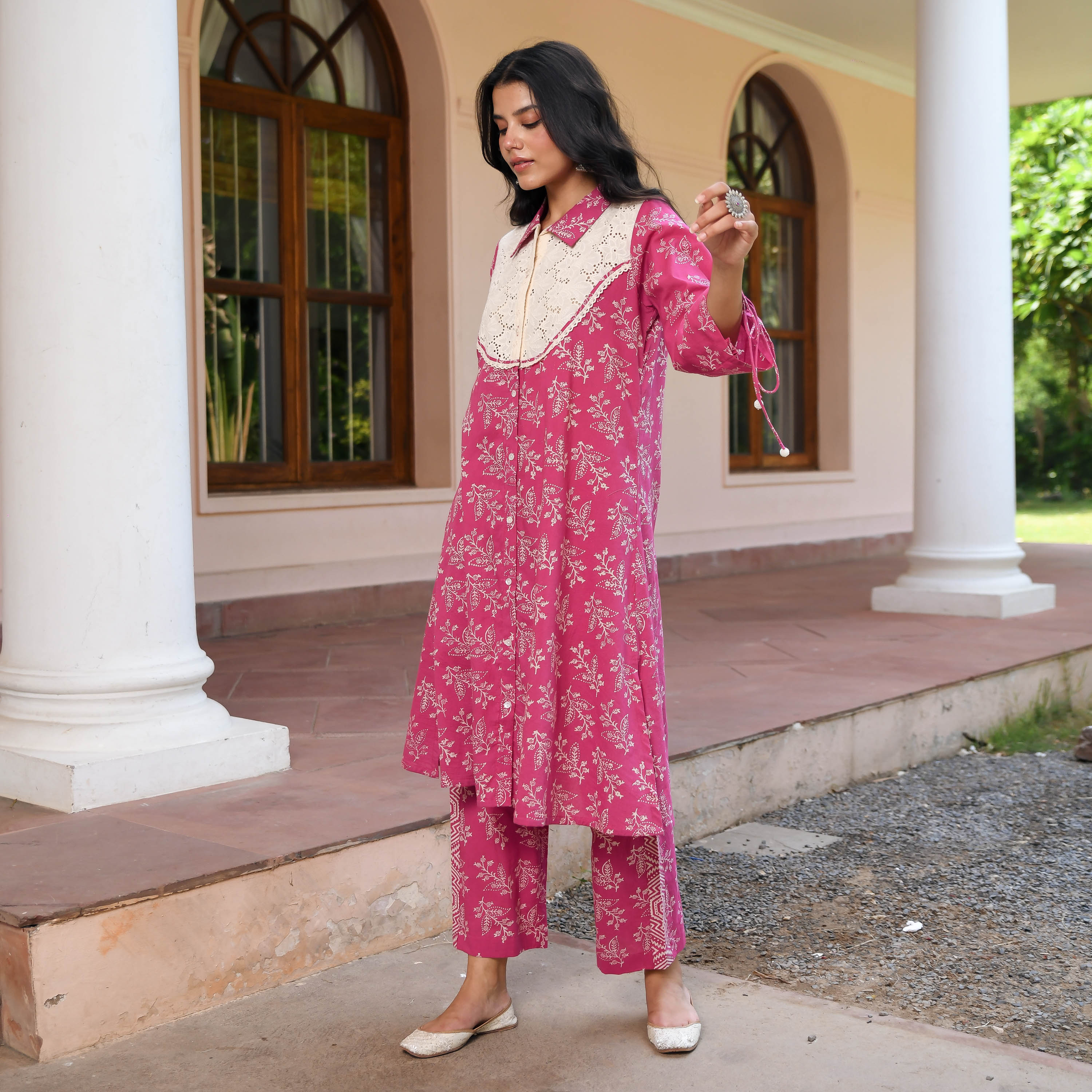 Tanvi Pink Matching Set