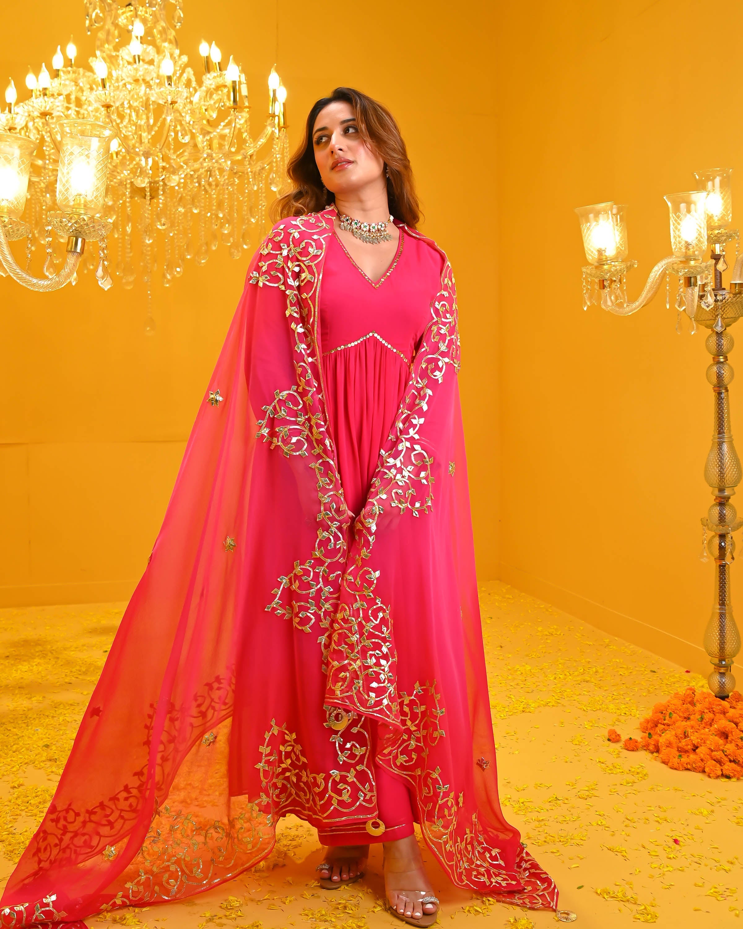 Divya Georgette Suit Set