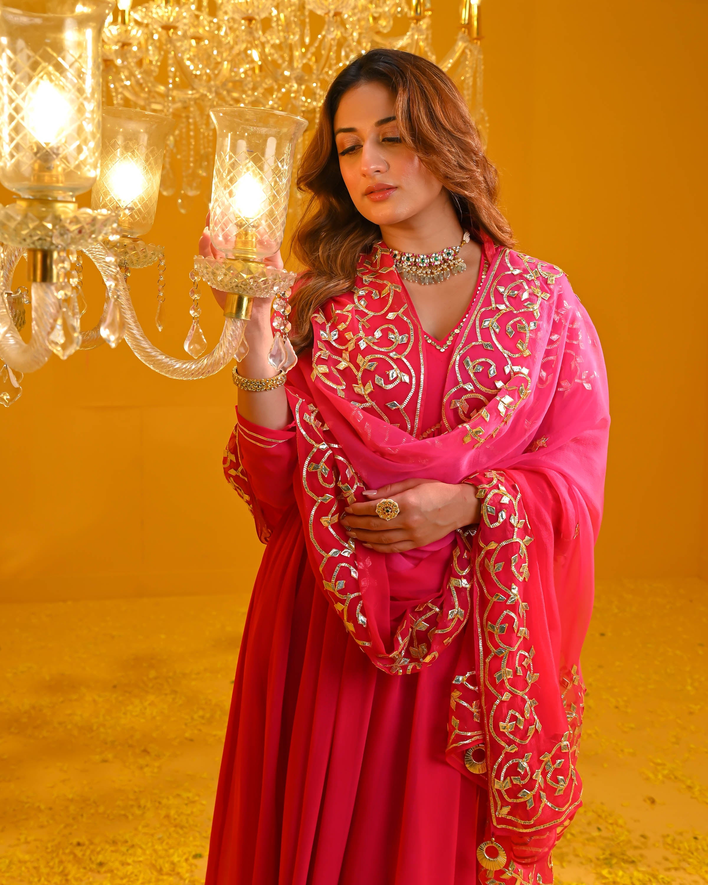 Divya Georgette Suit Set