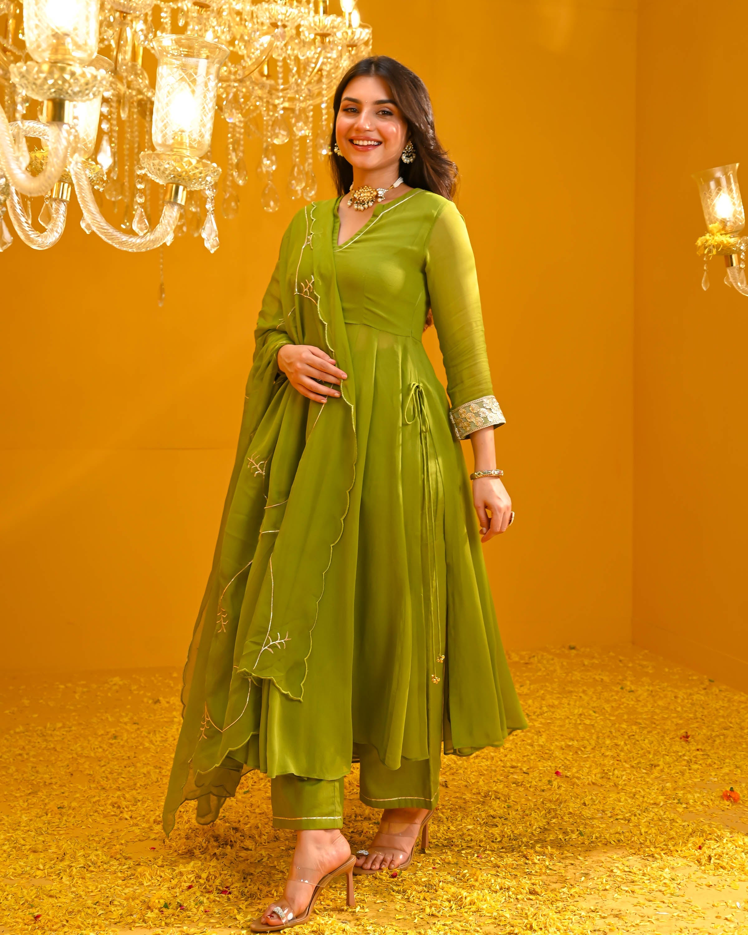 Aahana Georgette Suit Set