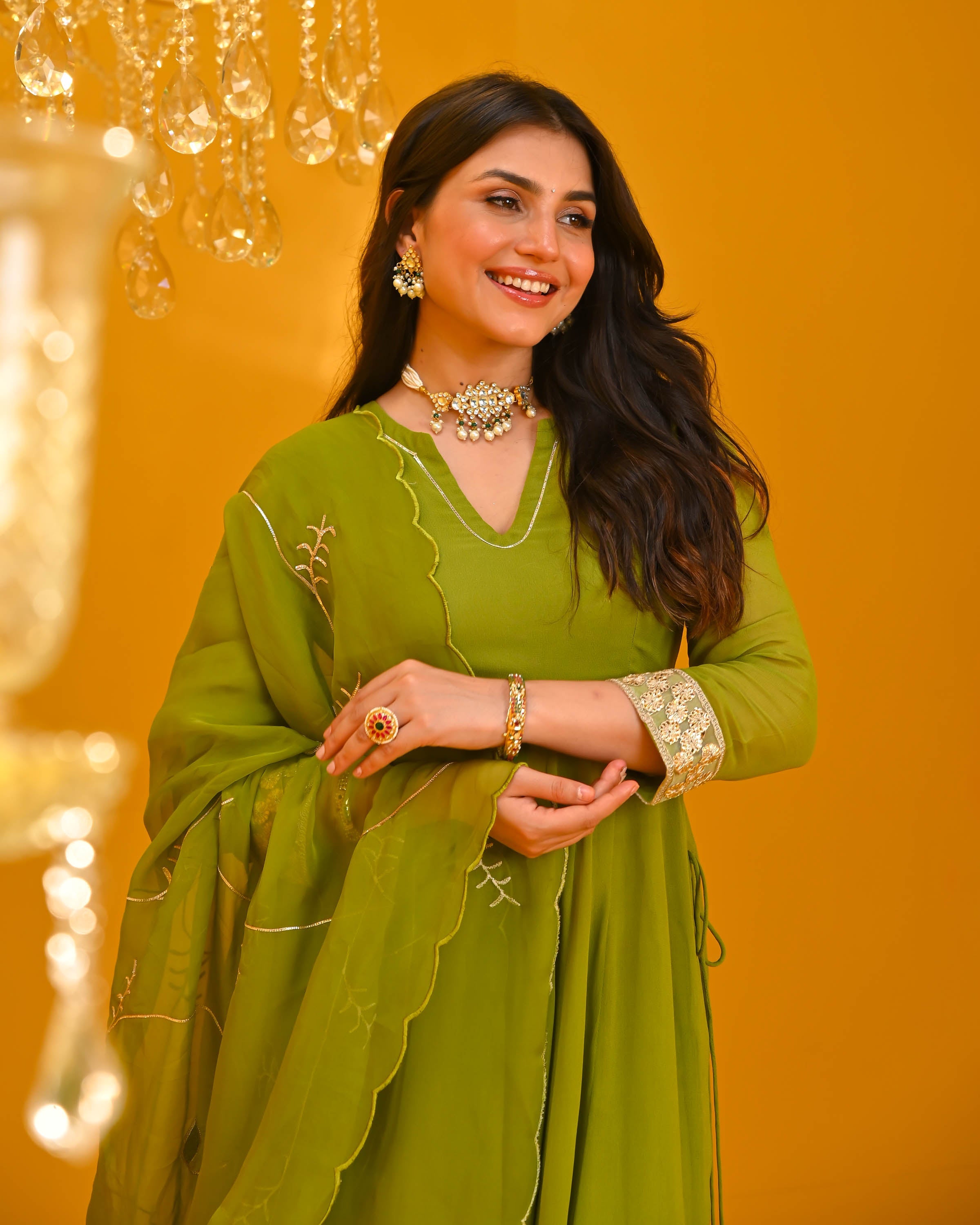 Aahana Georgette Suit Set