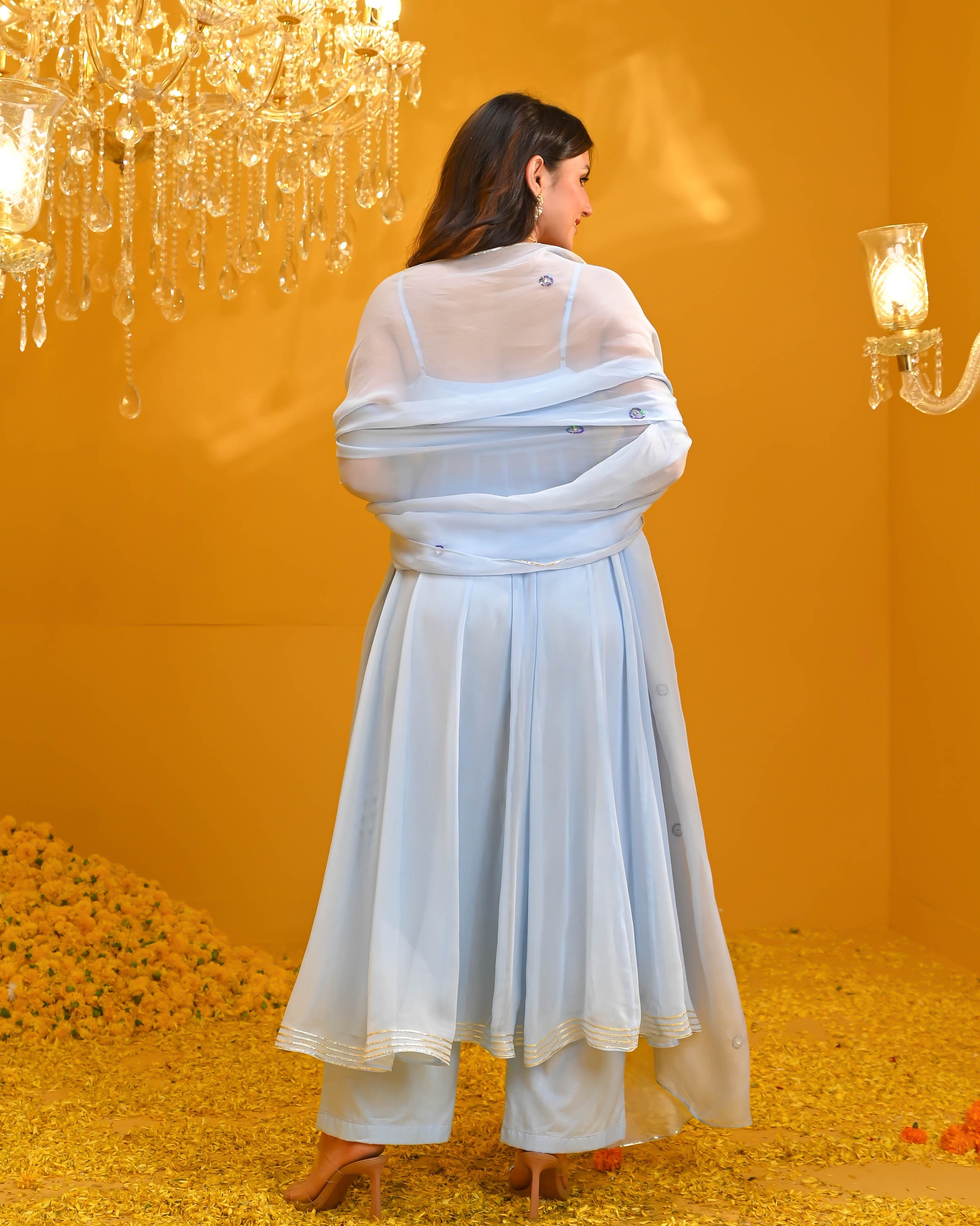 Nayantara Georgette Suit Set