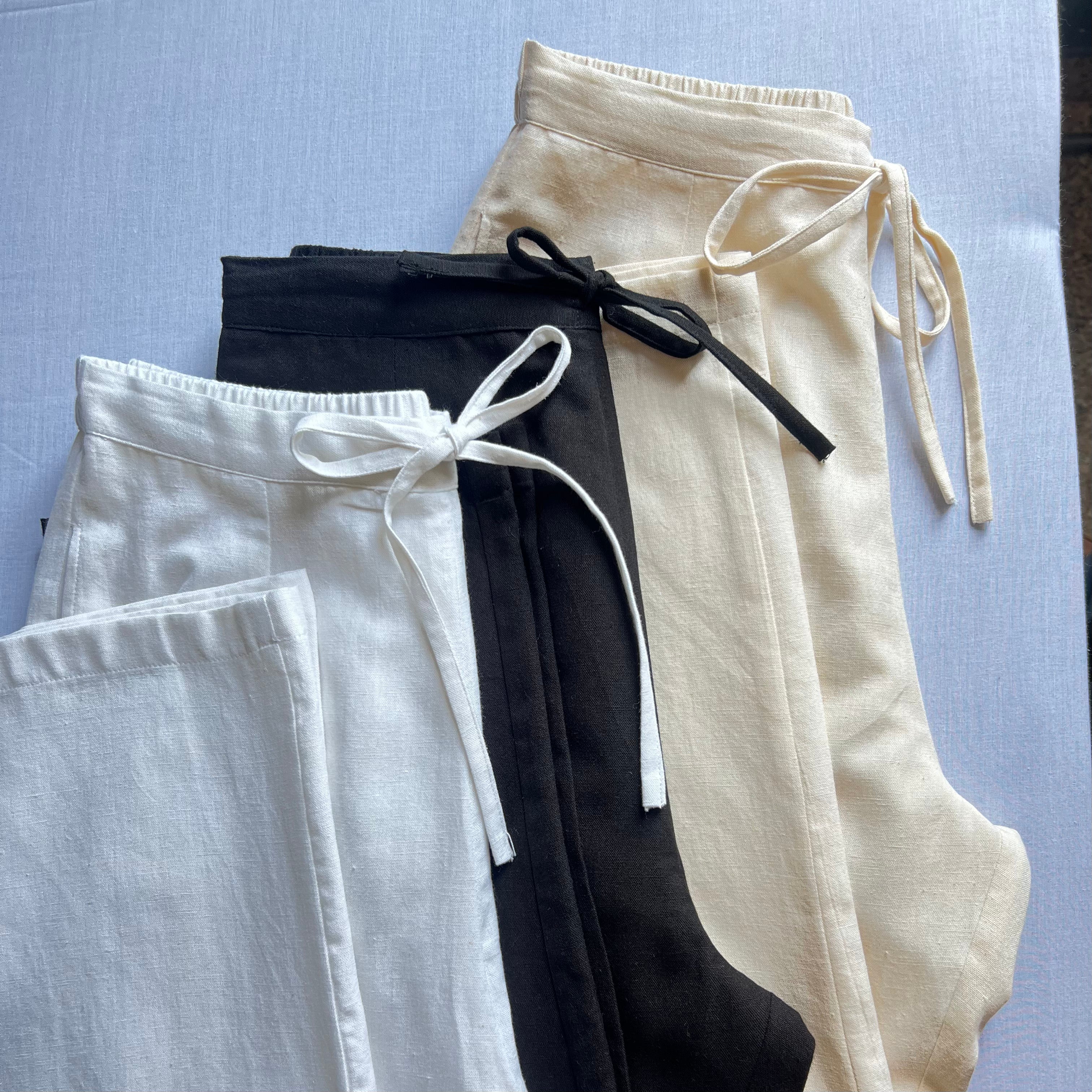 Cotton Straight Pants for Women