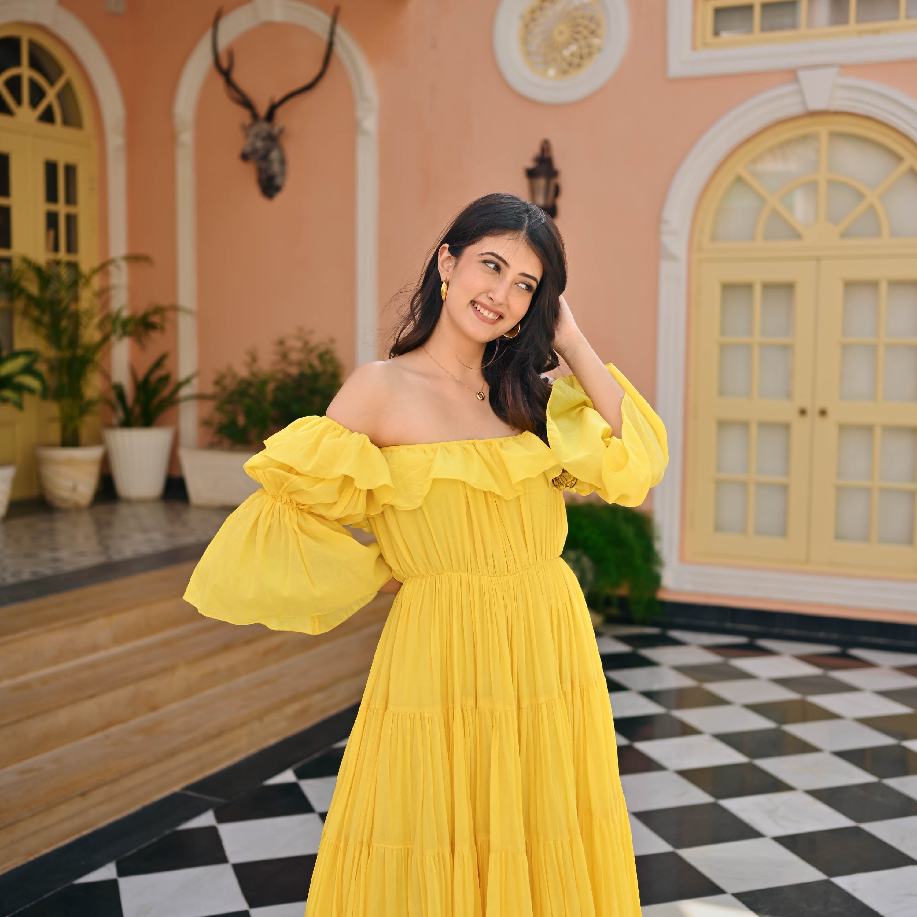 Bunaai Tropical Tango Cotton Dress