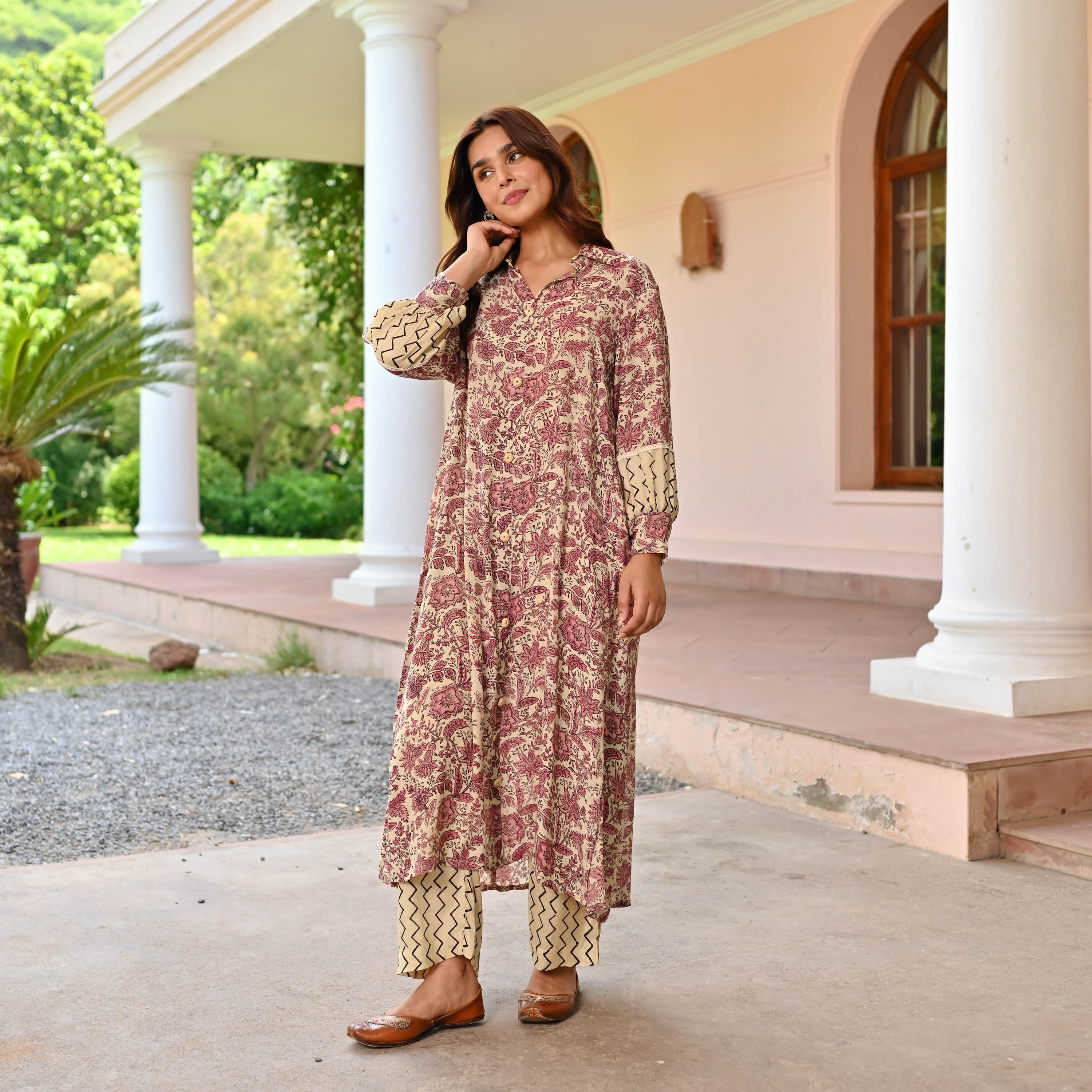 Saira Printed Matching Set
