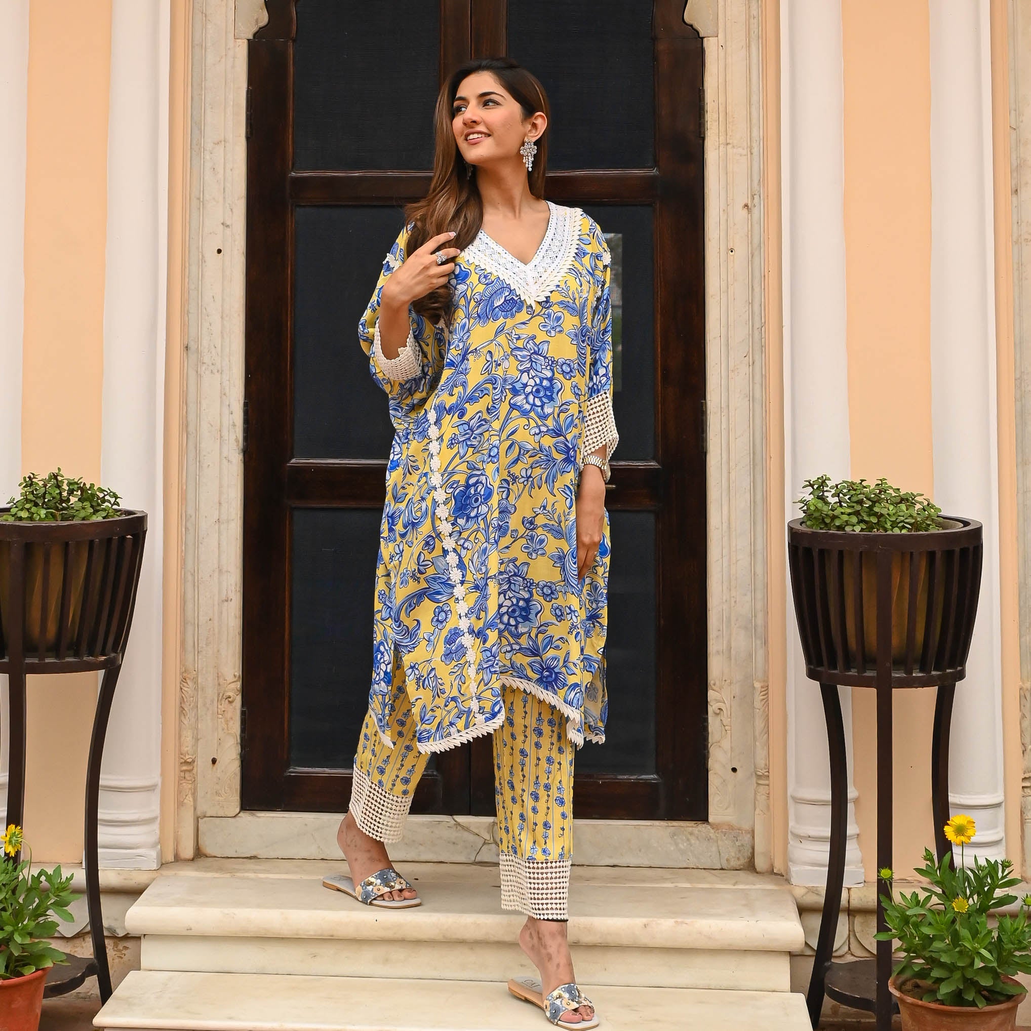 Twinning Tones Kaftan Set