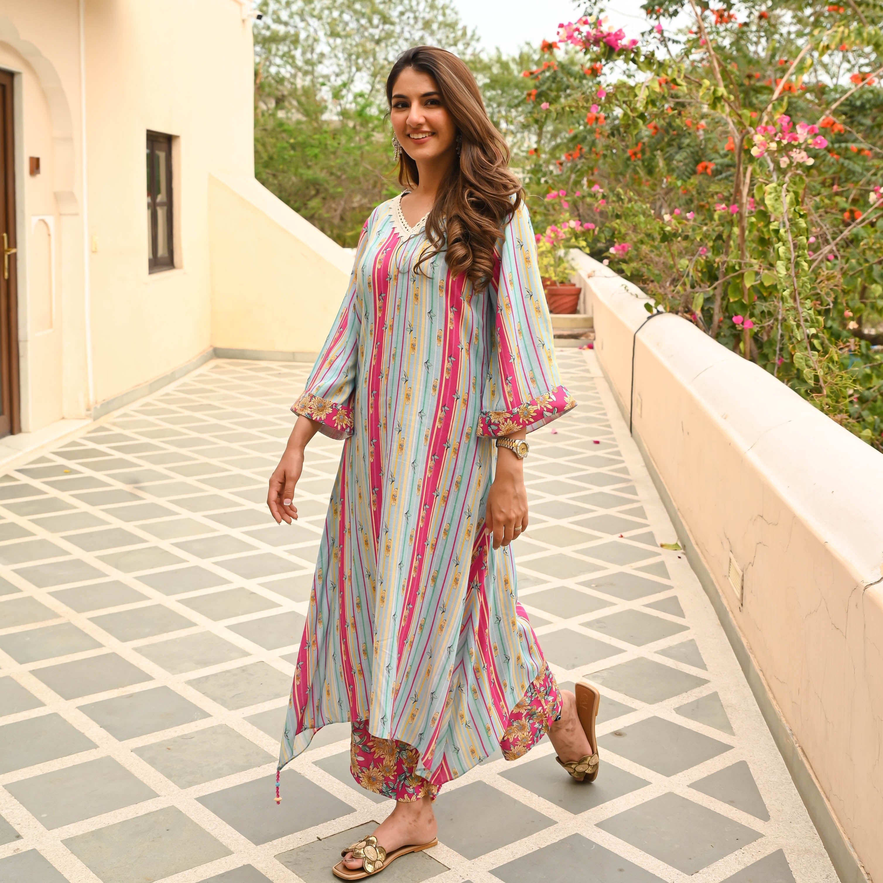 Bunaai Modern Mirage Kurta Pants