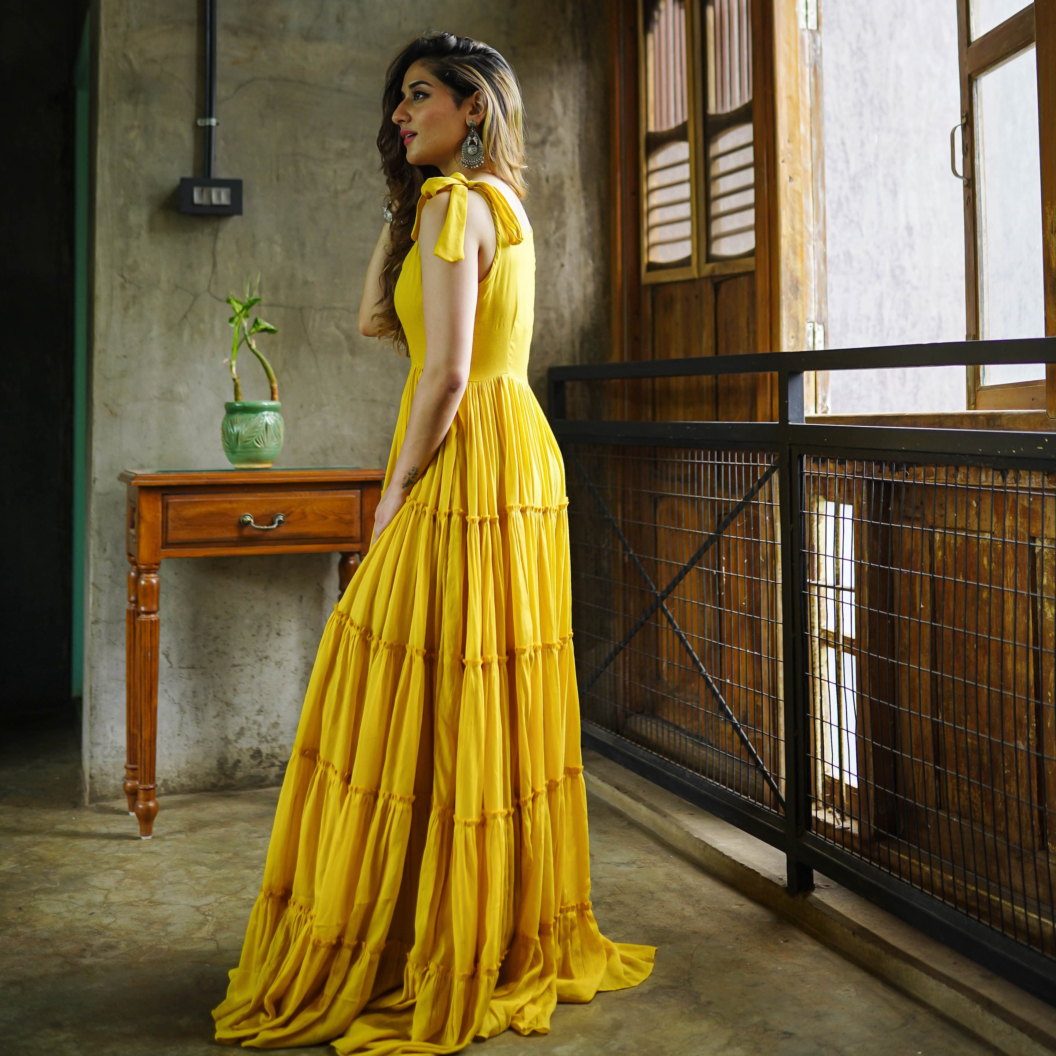 Bunaai Rylee Cotton Maxi Dress