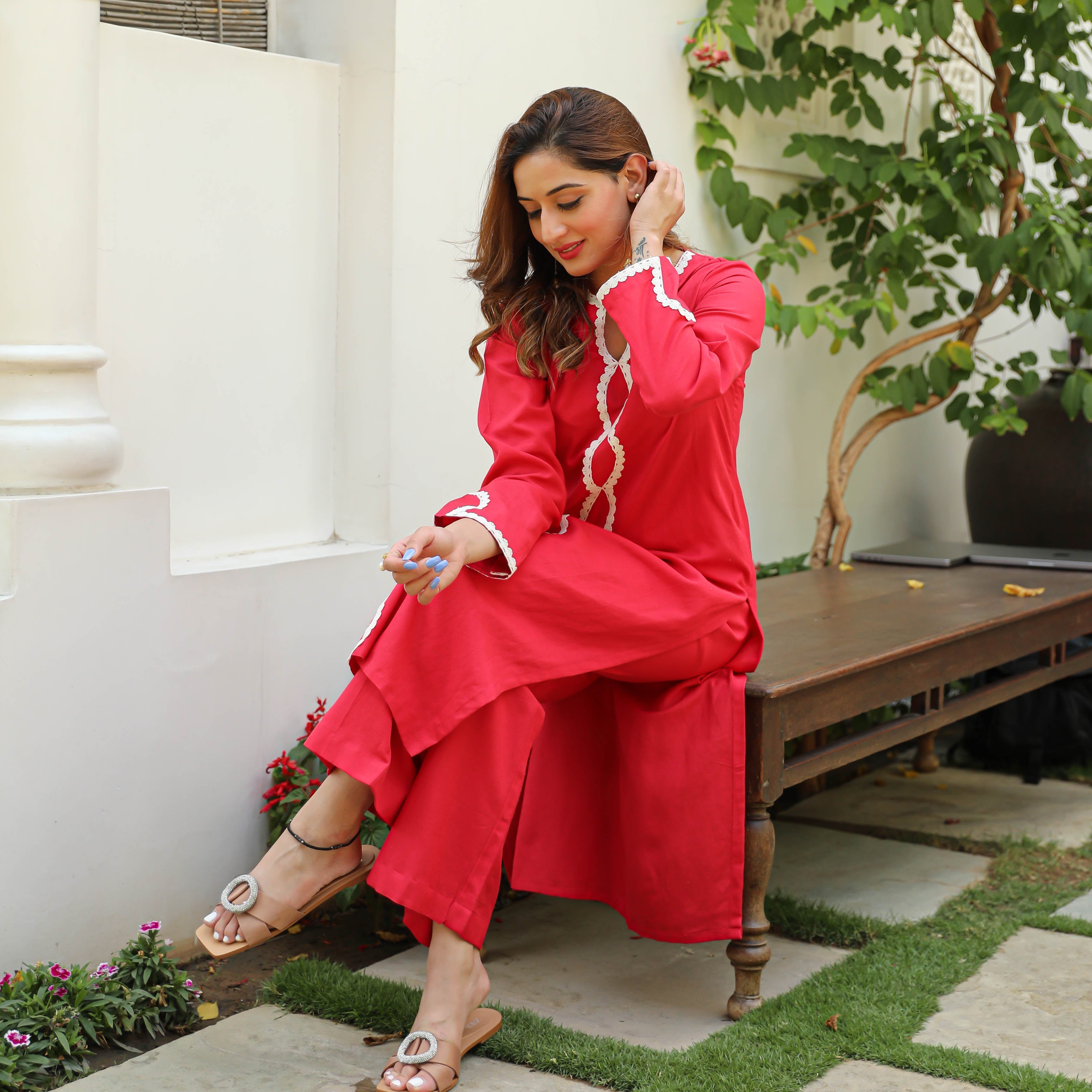 Bunaai Cotton Lush Coord Set