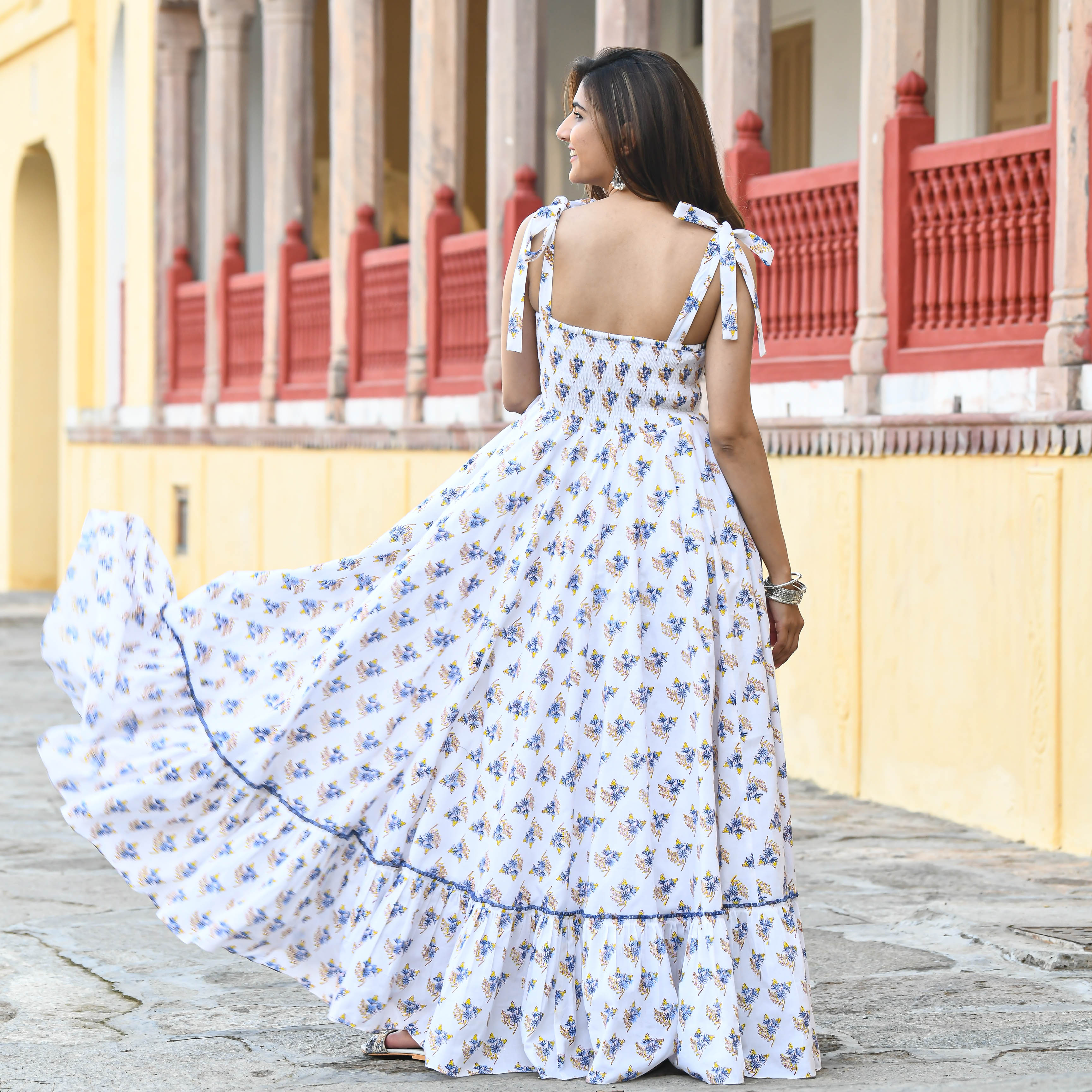 Bunaai Bunch of Happiness Cotton Dress