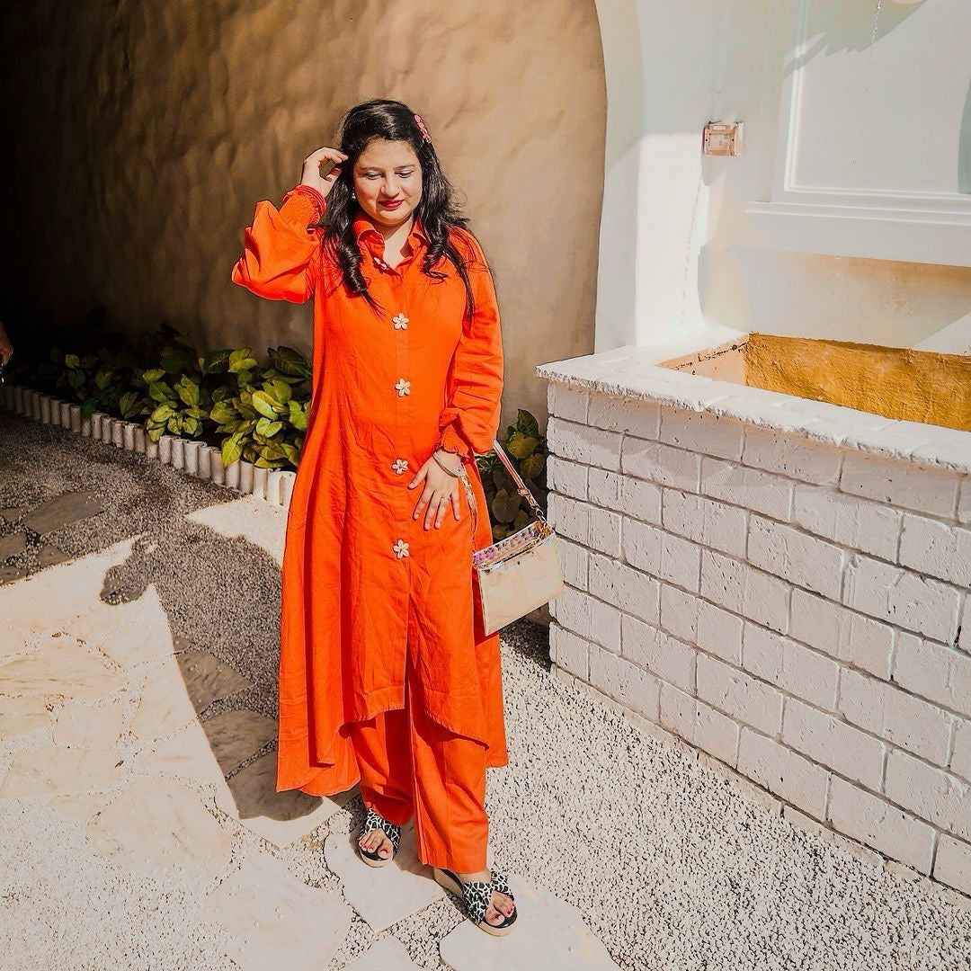 Bunaai Cotton Bliss Kurta Set