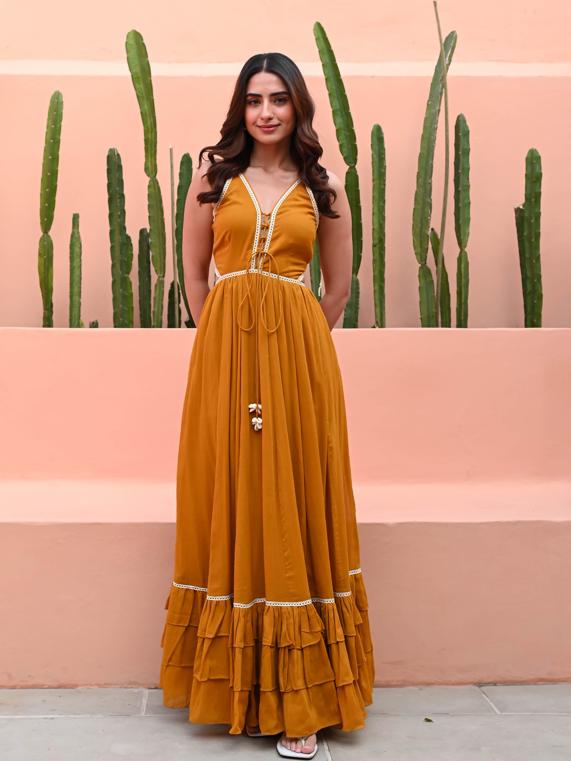 Marigold Cotton Dress