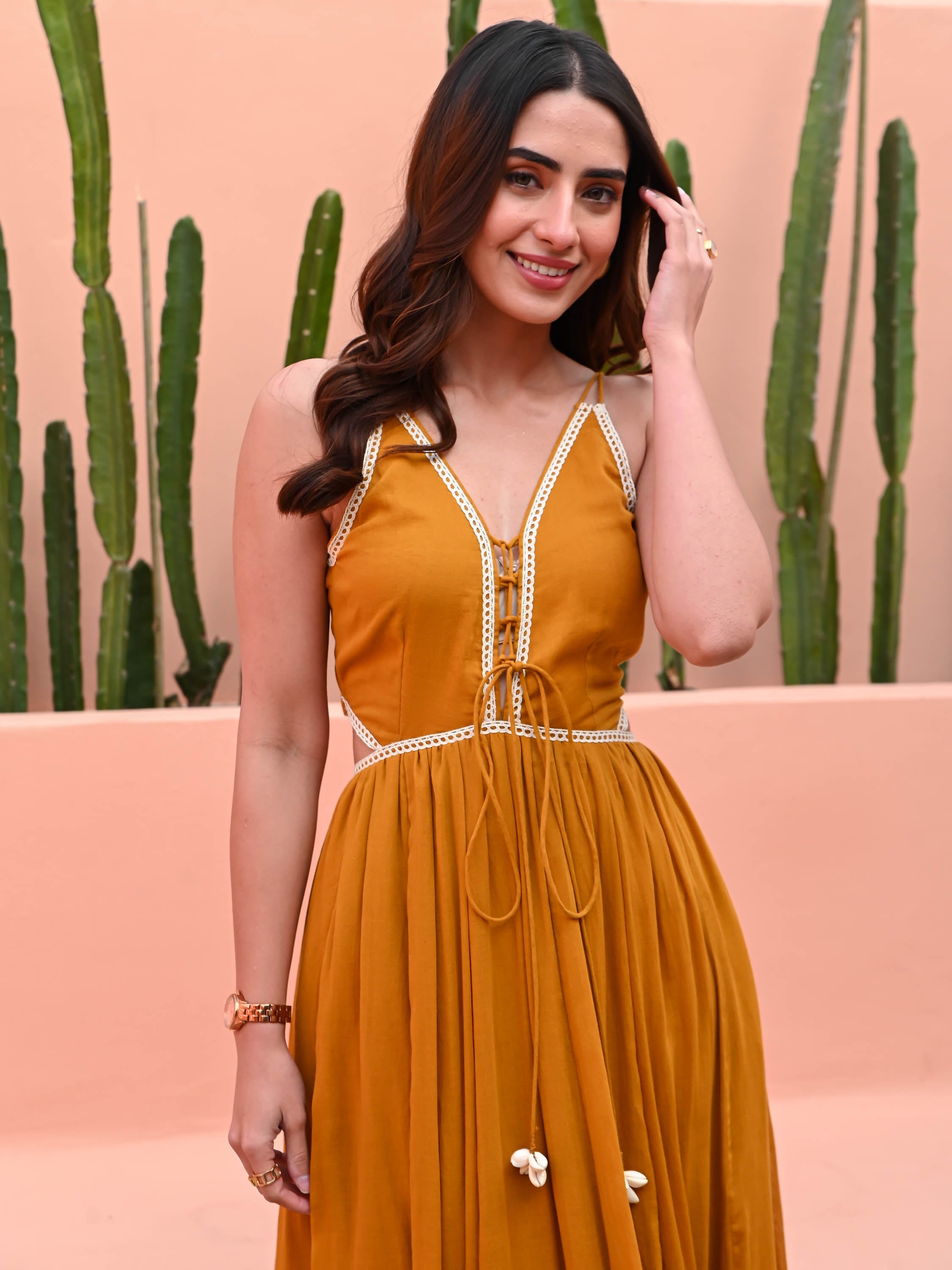 Marigold Cotton Dress