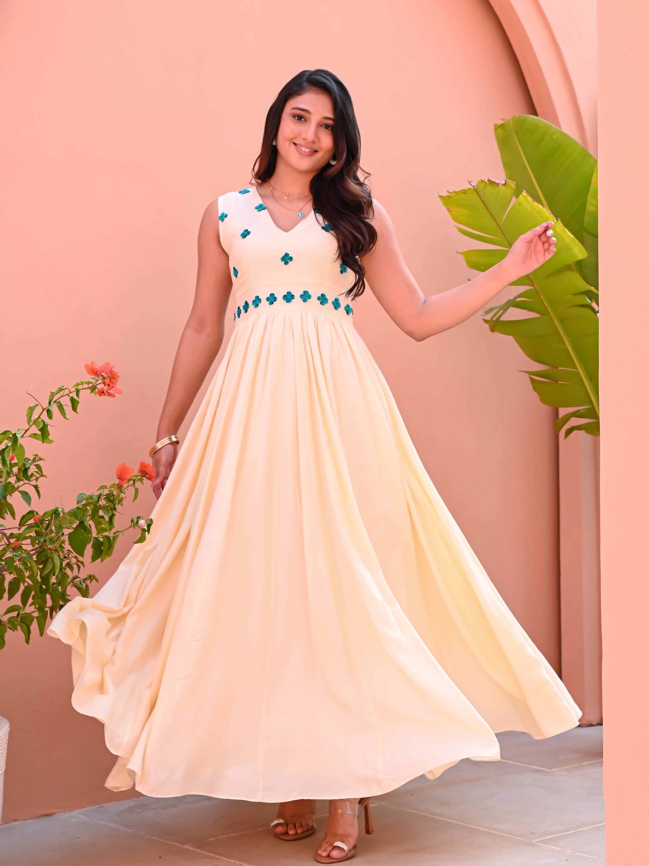 Biscotti Beige Cotton Dress