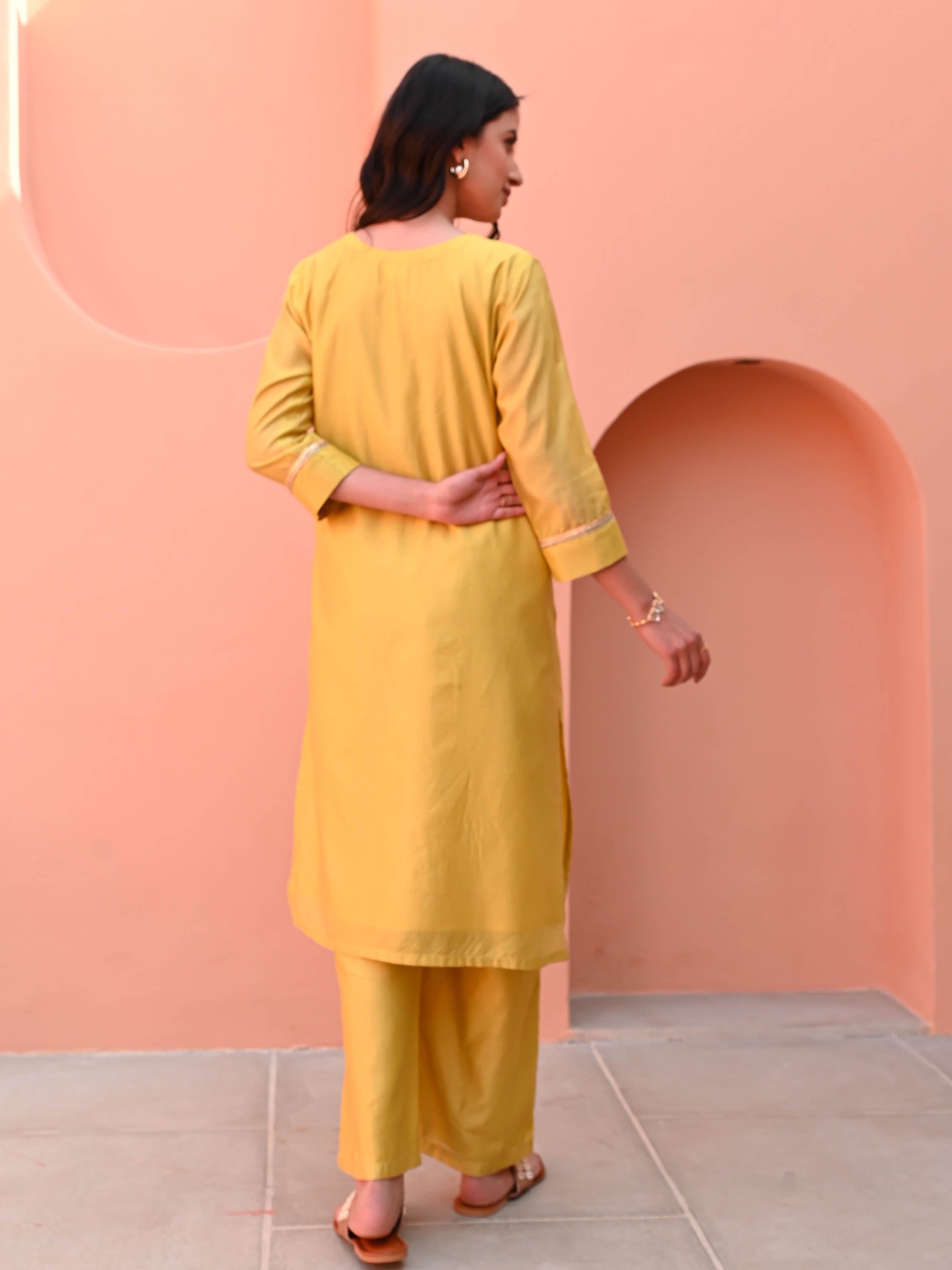 Golden Haze Kurta Set