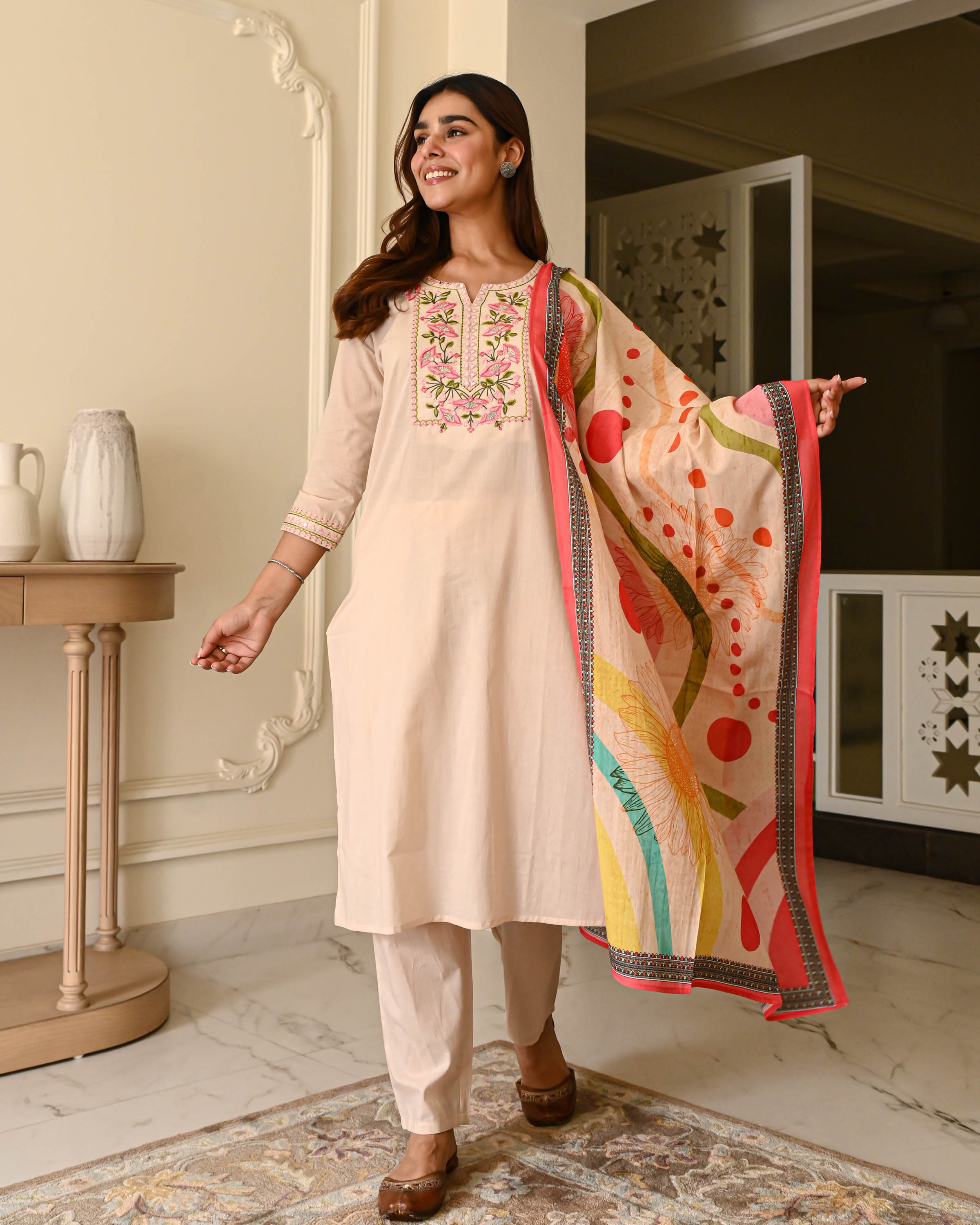 Bunaai Jheel Cotton Suit Set