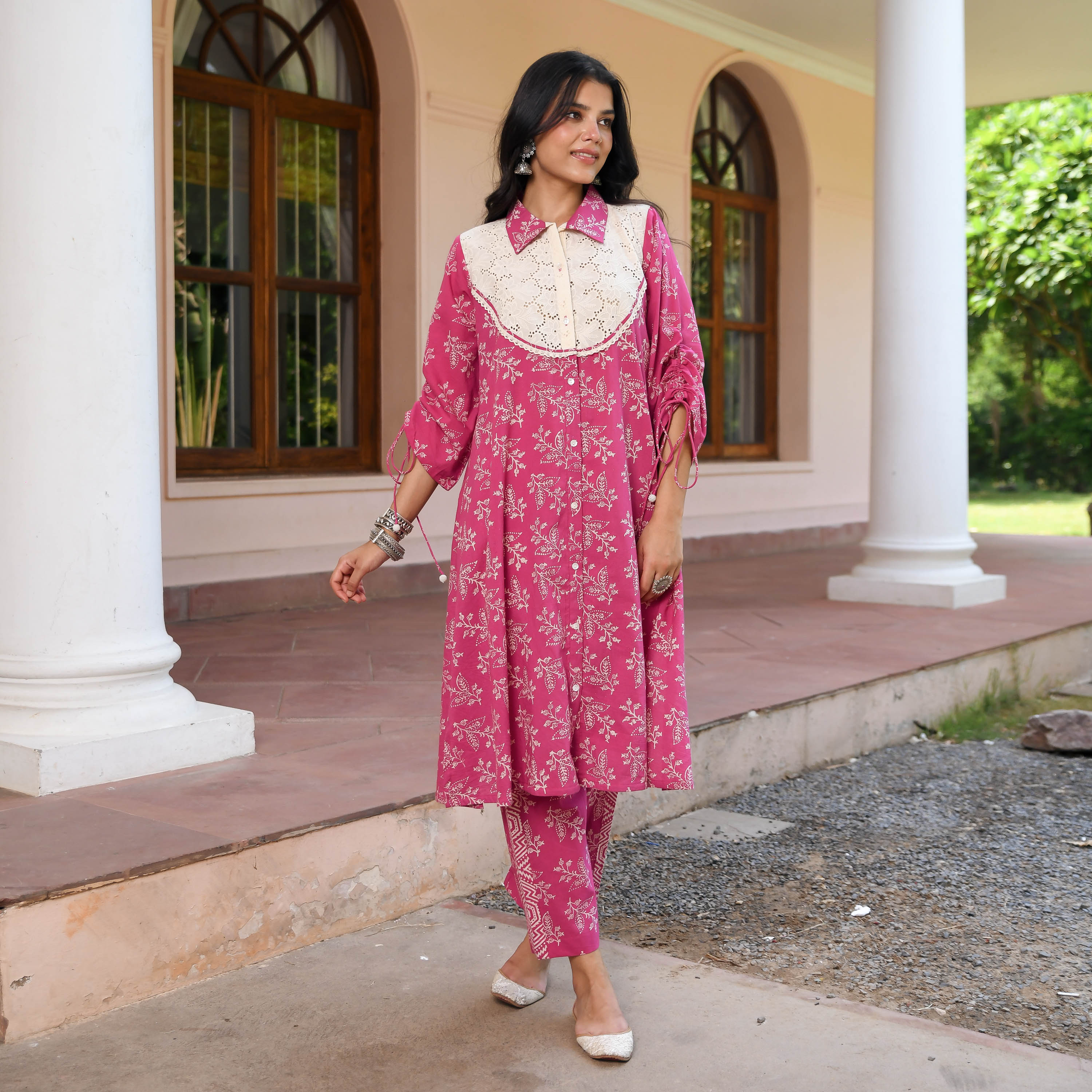 Tanvi Pink Matching Set