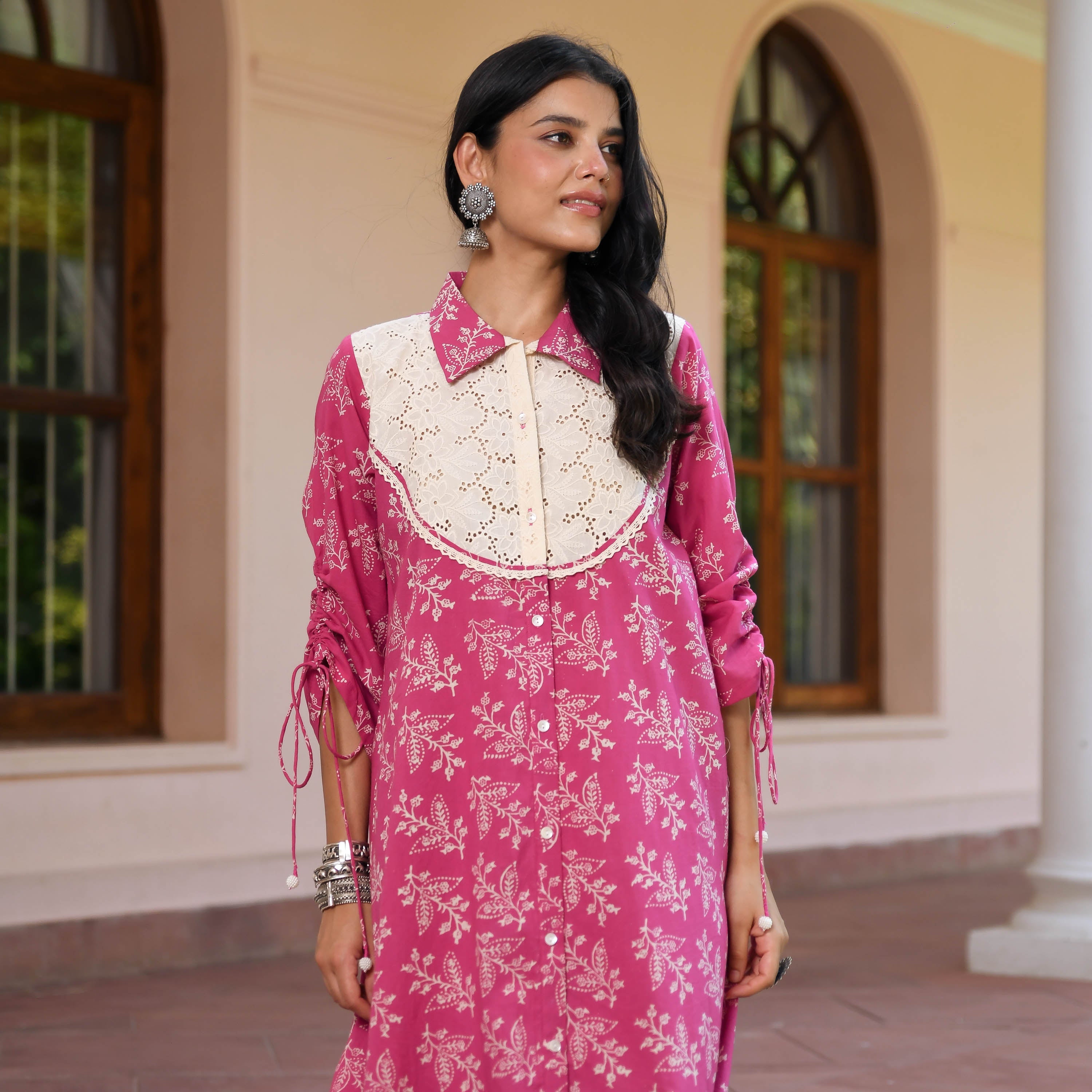 Tanvi Pink Matching Set