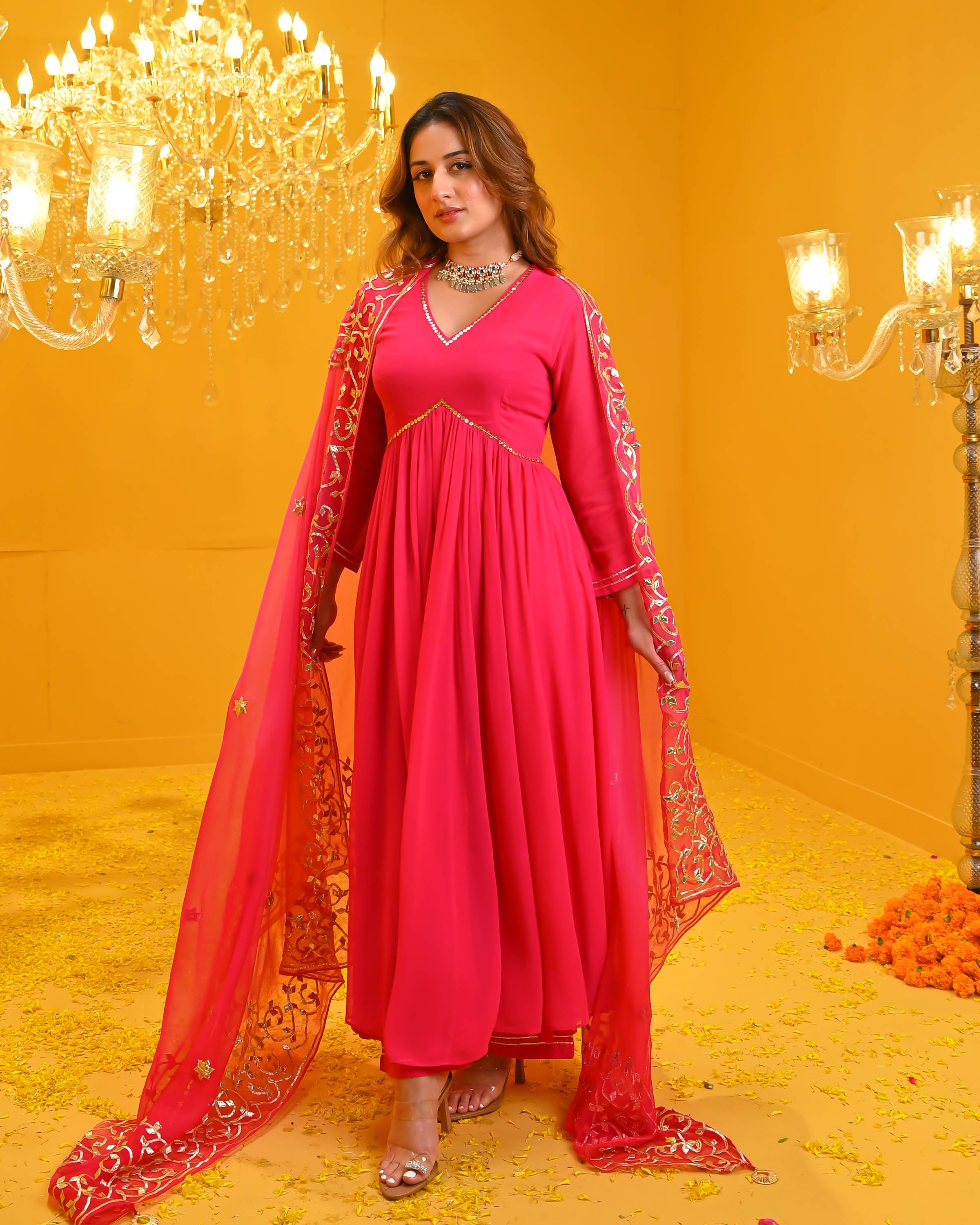 Divya Georgette Suit Set