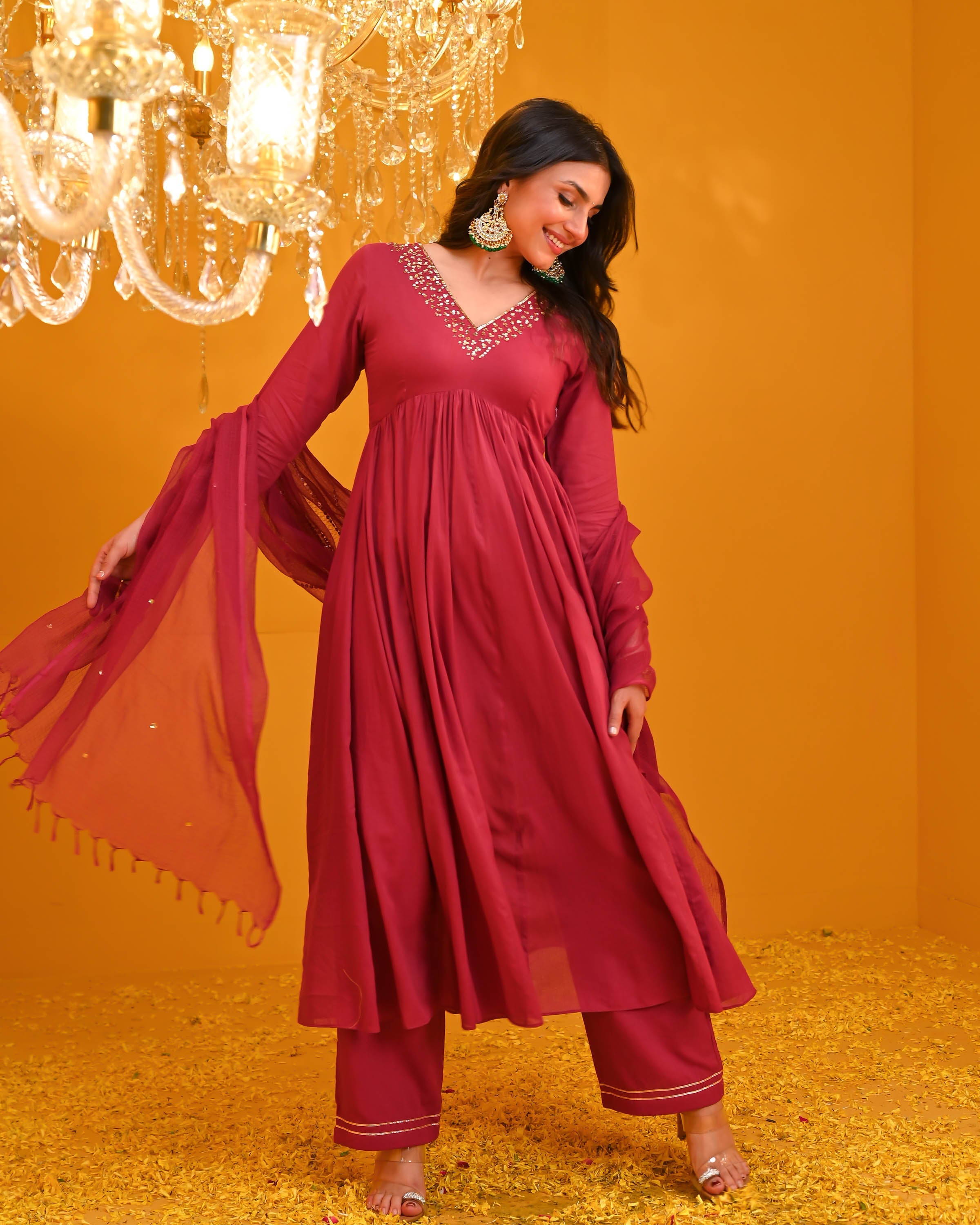 Siya Cotton Suit Set