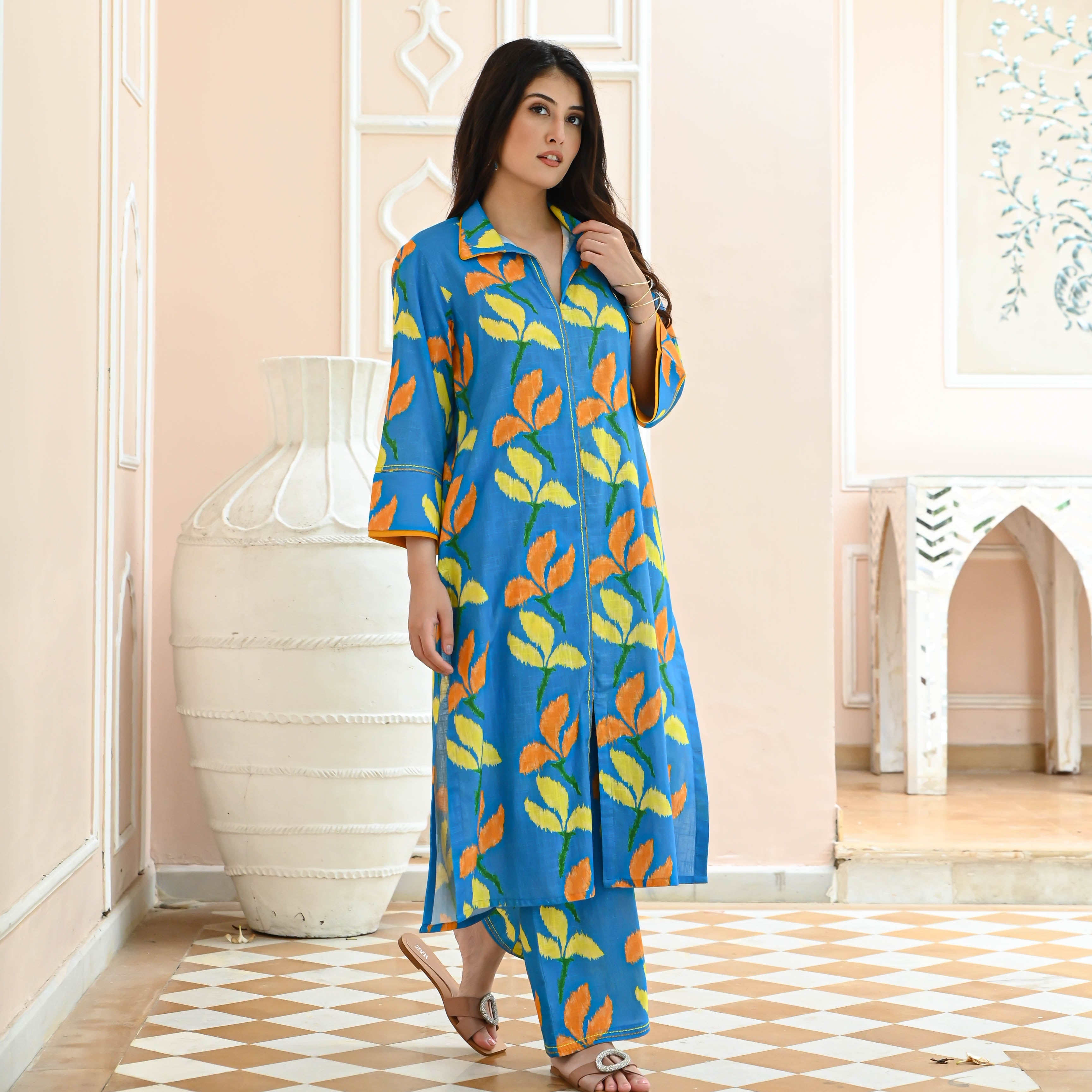 Amalika Cotton Kurta Set
