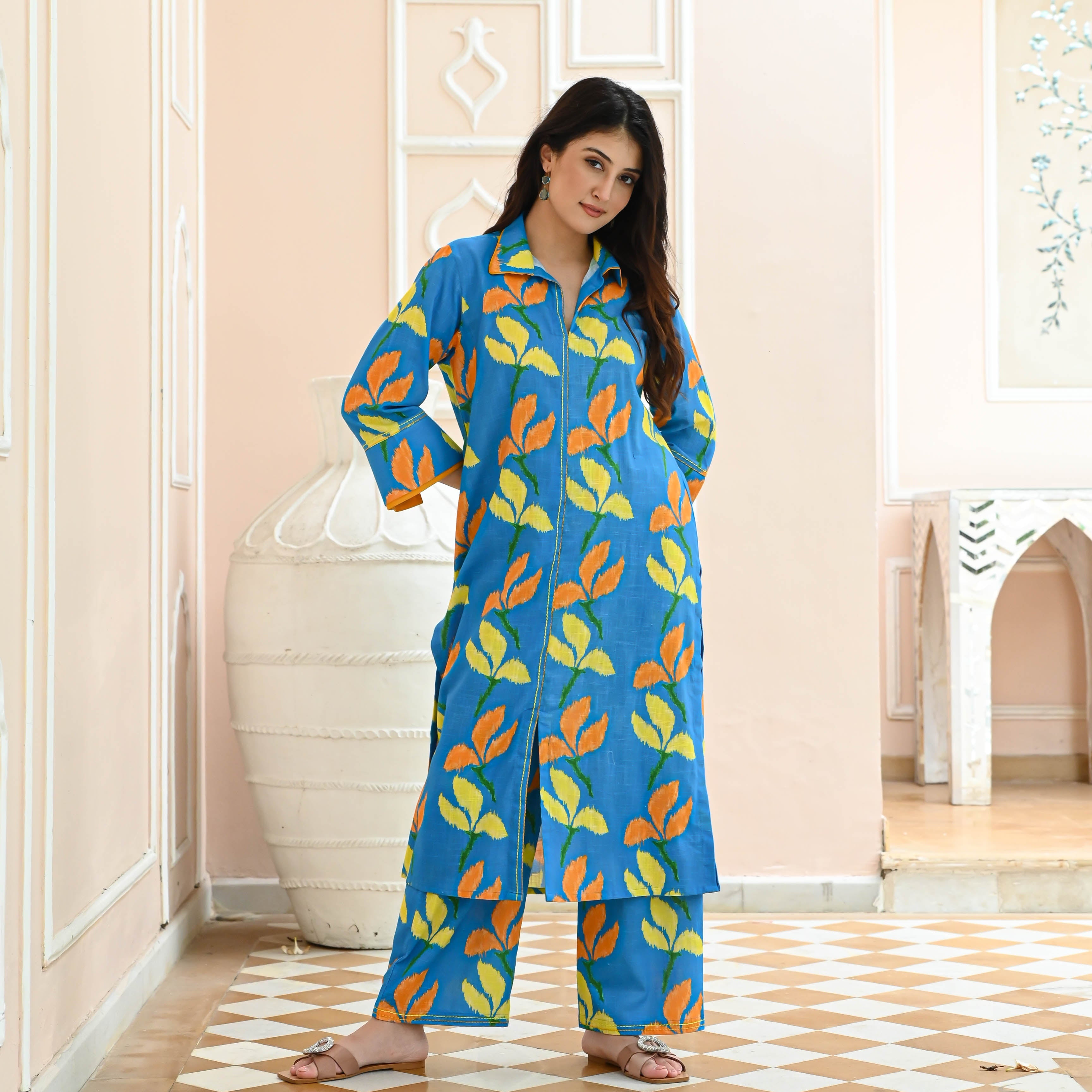 Amalika Cotton Kurta Set