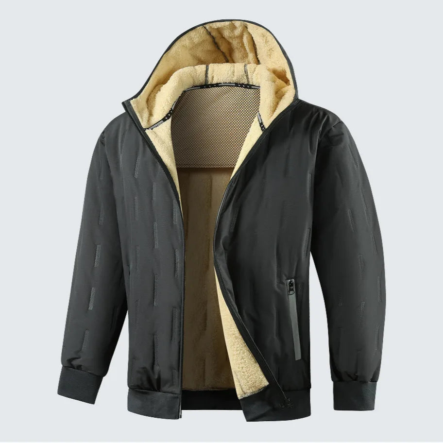 WinterDrive Thermo-Shield Slim-Fit Fleece-Lined Graphene Jacket