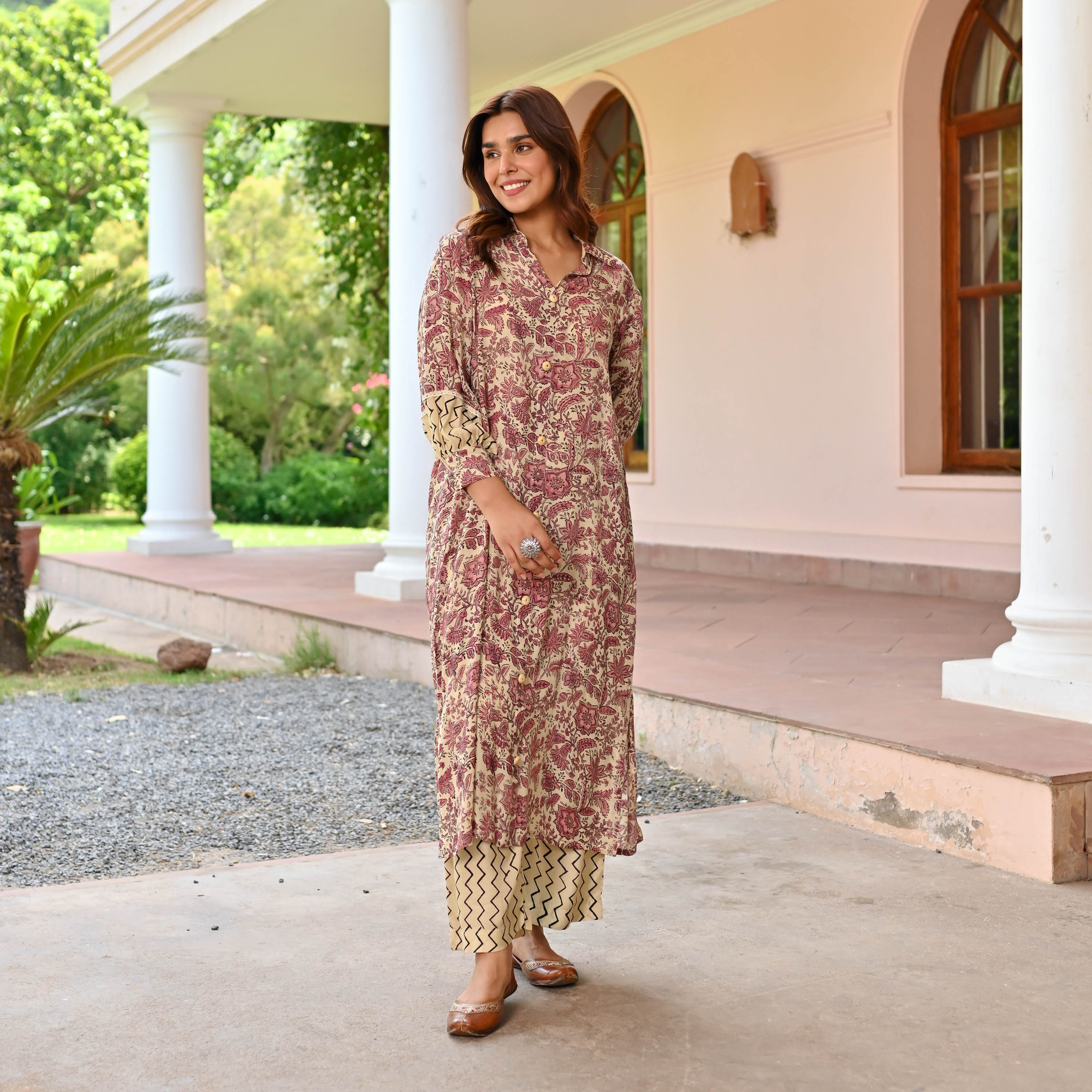 Saira Printed Matching Set