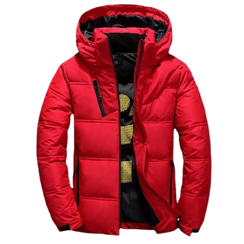 Buy Kolkata Trend Thickened Hooded Stand Collar Winter Jacket