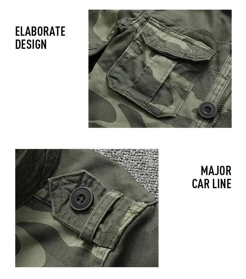 Signature Tunica Green Denim Cargo Jacket