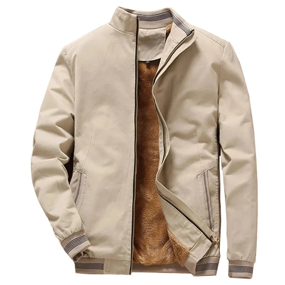 Signature Tunica Men's Fleece Thickened Aviator Jacket For Mens