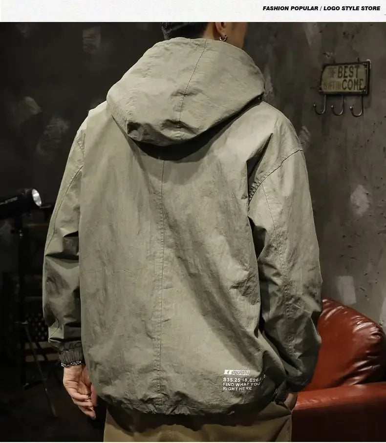 Signature Tunica Men's Style Half-Zip Hooded Outdoor Workwear Jacket