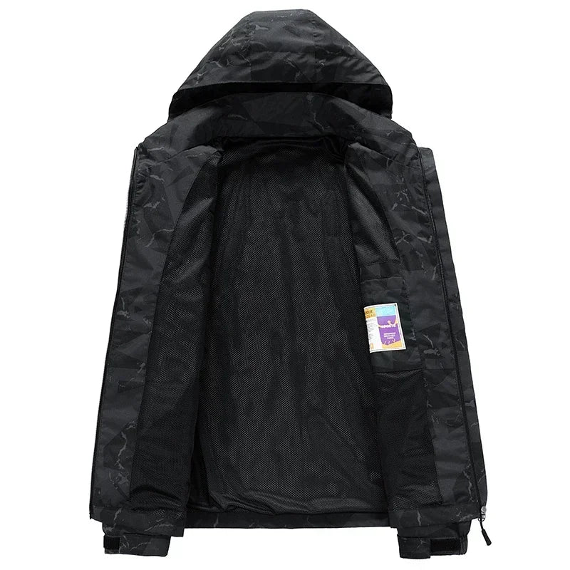 Signature Tunica Men's Waterproof Fashion Loose Fit Camo Workwear Jacket