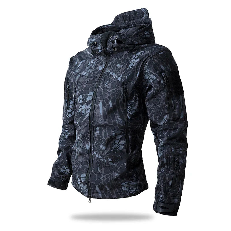 Signature Tunica Tactical Jacket Waterproof Fleece Hooded Camping Jacket