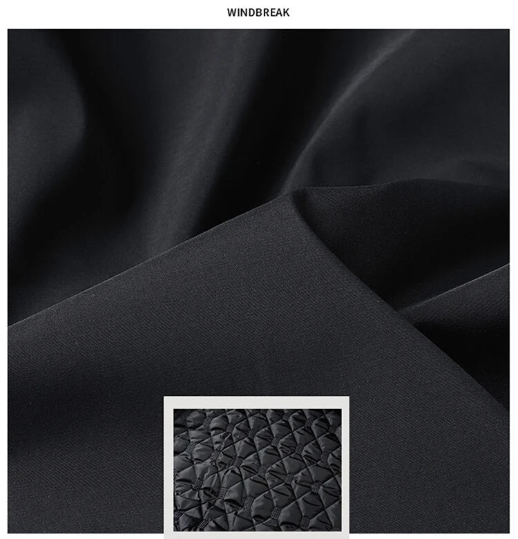 SingatureTunica Thick Stand Collar Solid Winter Jacket Men Waterproof Warm Business Casual Men Coats