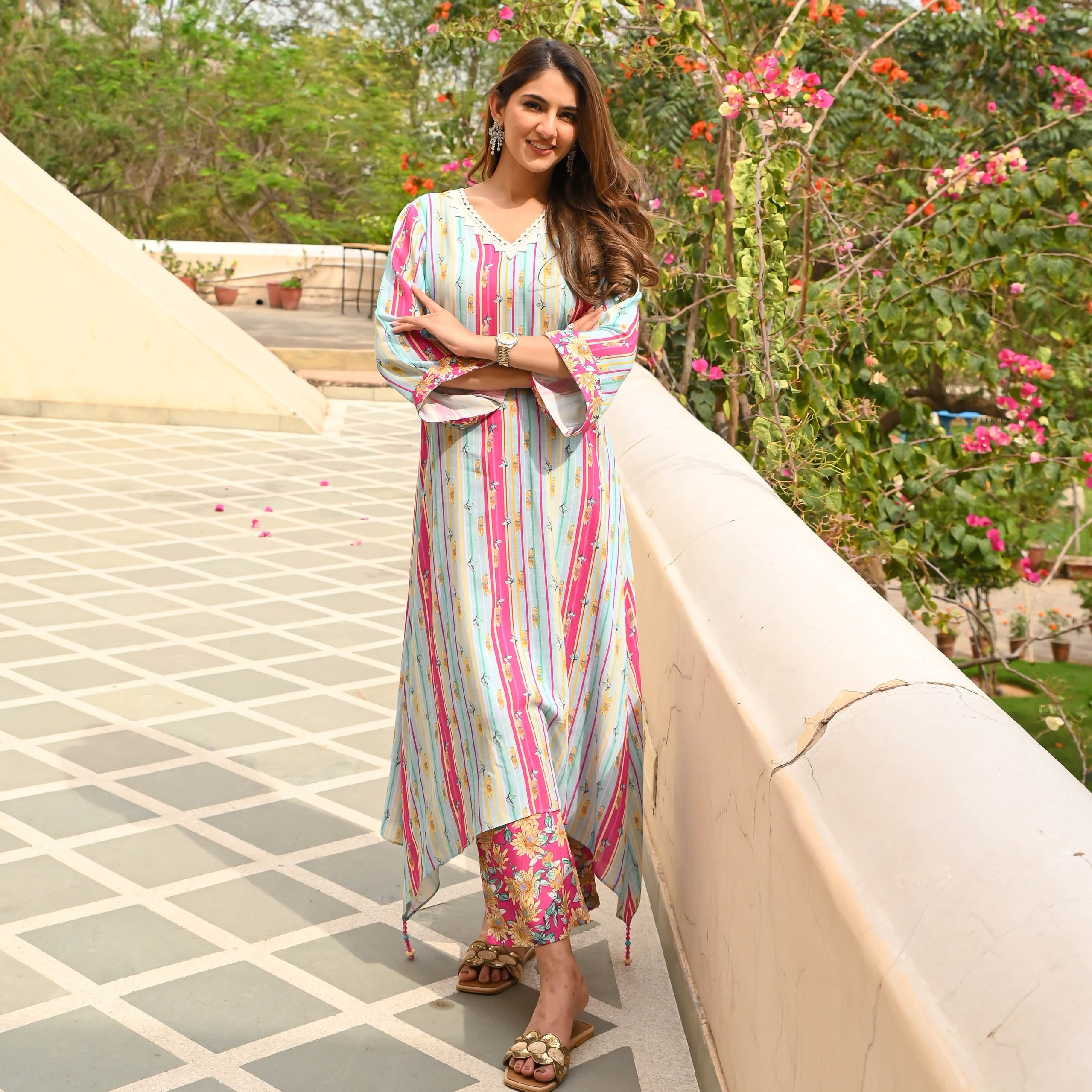 Bunaai Modern Mirage Kurta Pants