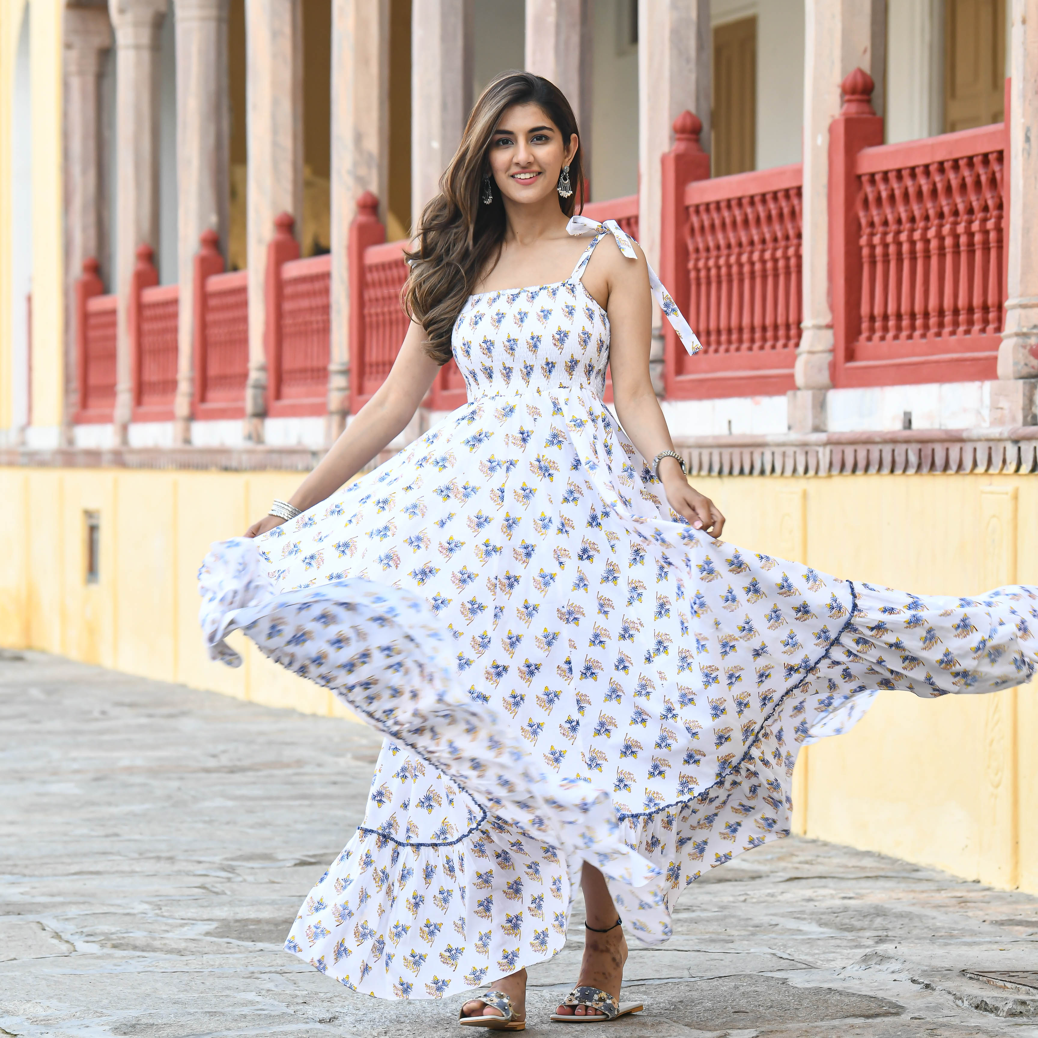 Bunaai Bunch of Happiness Cotton Dress